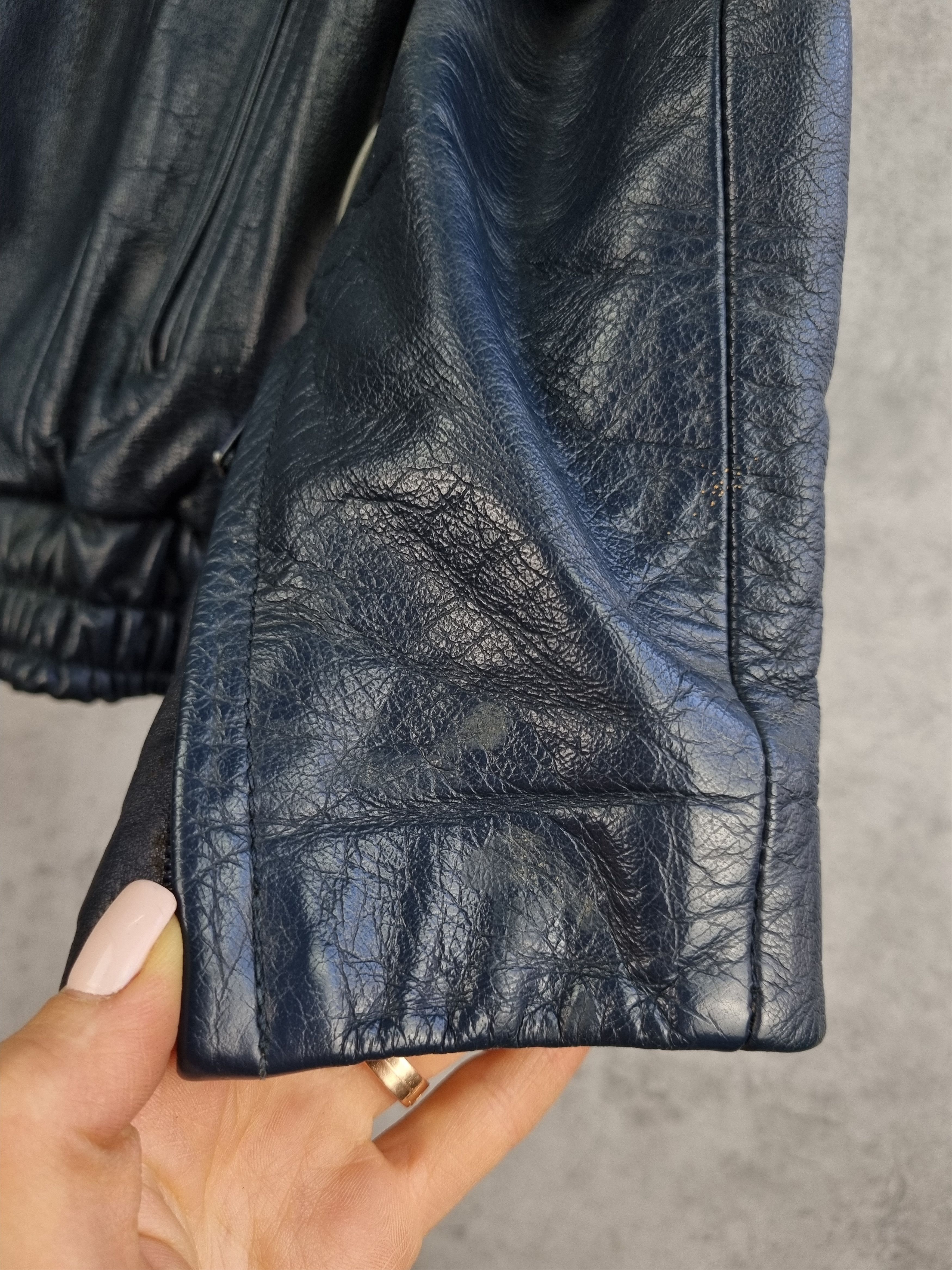 BMW 80s Rare Size BMW Leather Jacket made in West Germany Size US S / EU 44-46 / 1 - 10 Thumbnail