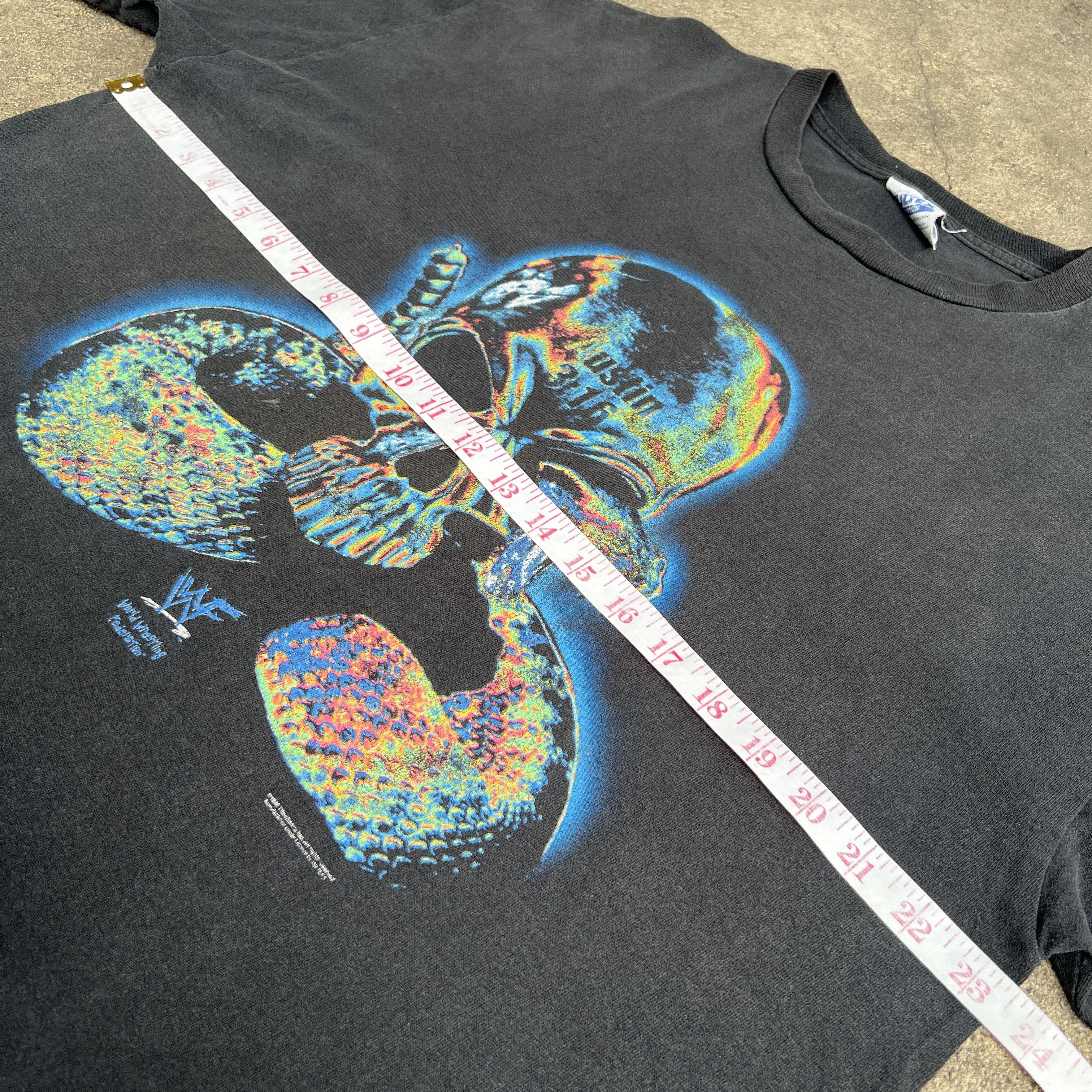 WCW/nWo Vintage 90s1998 StoneCold SteveAustin rattlesnake TeeFadedXL Size US XL / EU 56 / 4 - 14 Thumbnail