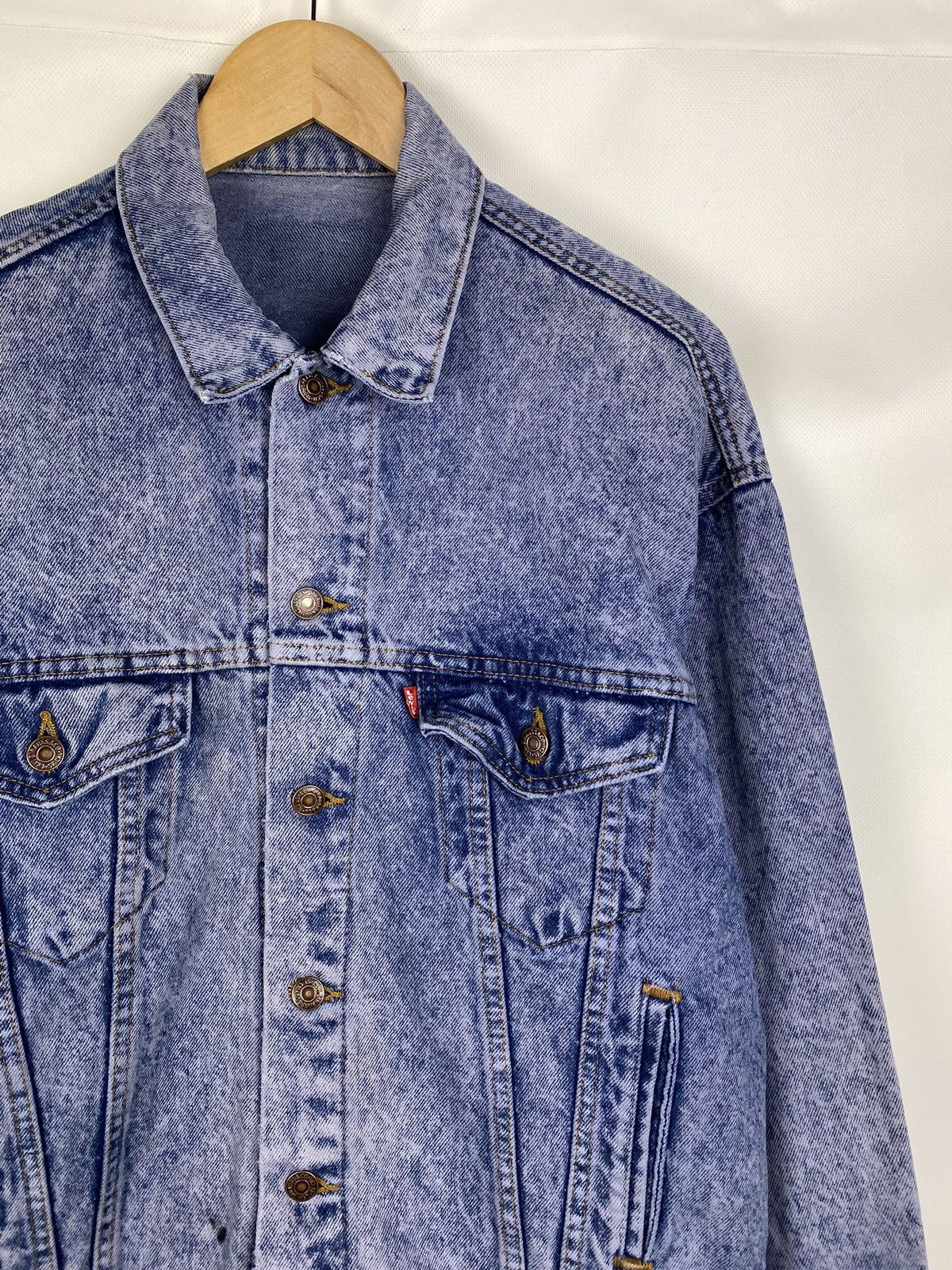 VTG Levi’s Type 3 men’s denim trucker jacket size ~ M