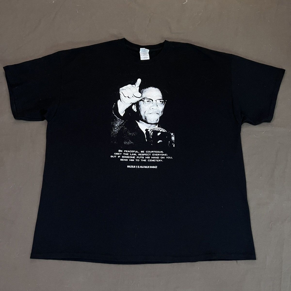 Vintage Vintage Y2K Malcolm X African Americans black history 2XL Size US XXL / EU 58 / 5 - 2 Thumbnail
