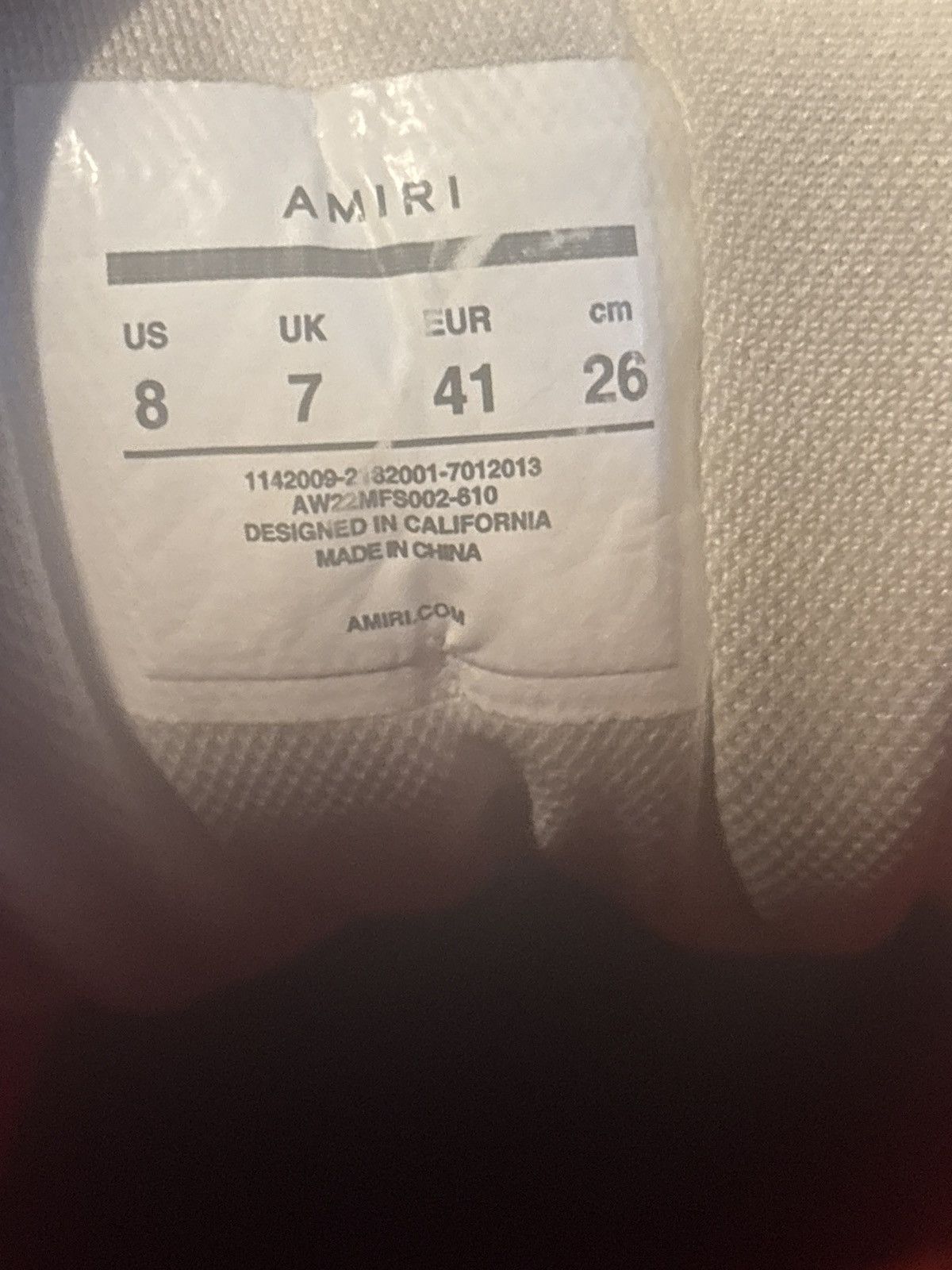 Amiri AMIRI Skel Top Hi Size US 8 / EU 41 - 21 Thumbnail