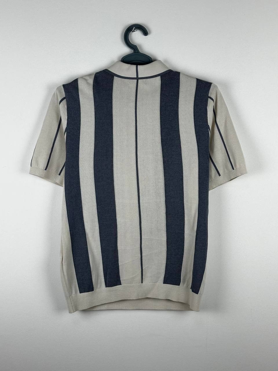Reiss Reiss Knitted Stripped Zip Polo Summer Size S Size US S / EU 44-46 / 1 - 11 Thumbnail