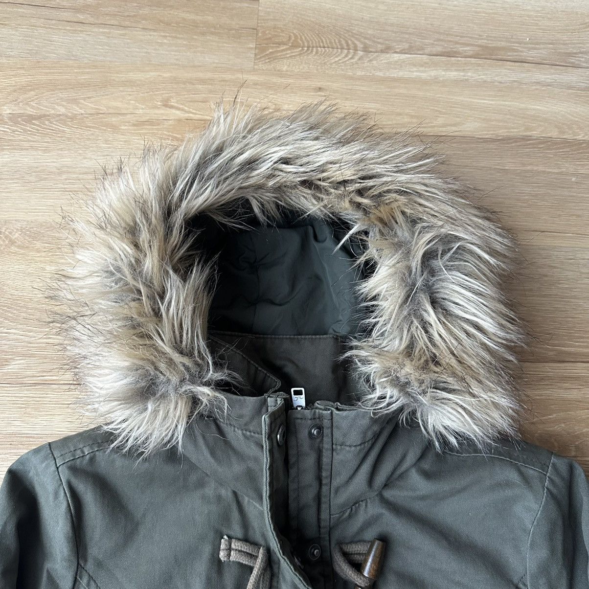 If Six Was Nine 90s Hollister Fur Jacket IfSixWasNine BabyDoll y2K Cropped Size L / US 10 / IT 46 - 14 Thumbnail