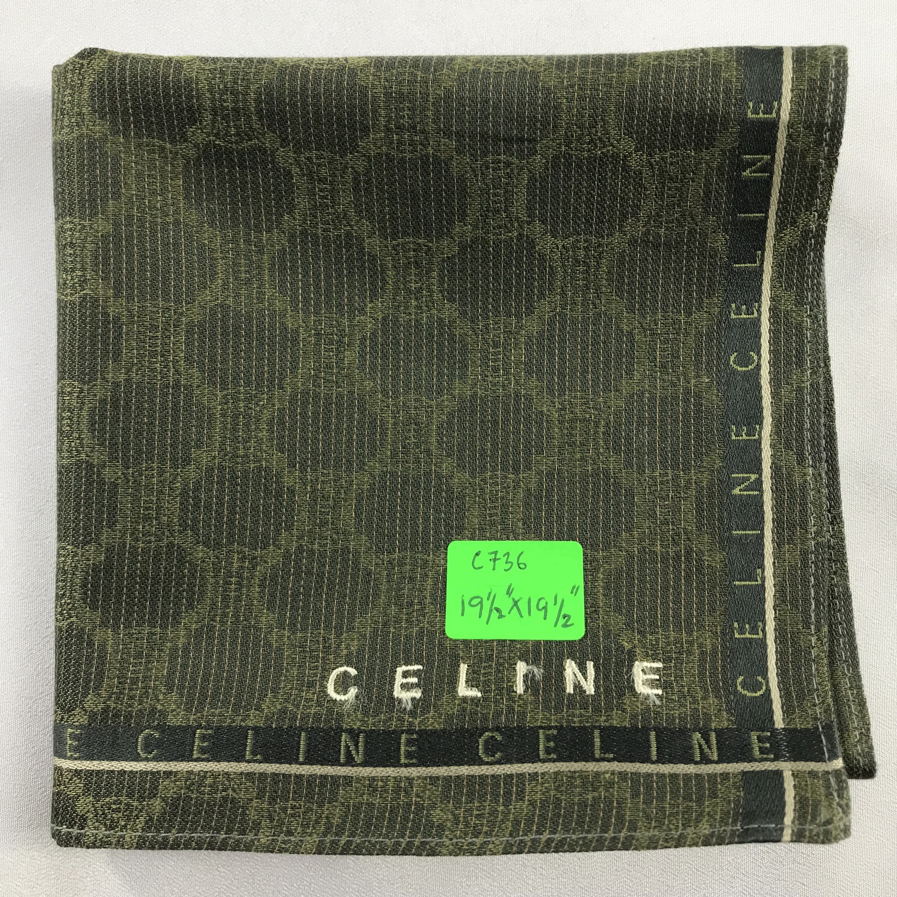 Celine Celine Handkerchief / Bandana / Neckerchief C736 Size ONE SIZE - 8 Thumbnail