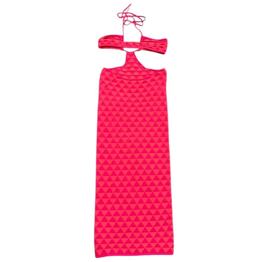 Solid & Striped Solid & Striped Halter The Kiana Dress in Pink, Size S Size S / US 4 / IT 40 - 9 Thumbnail