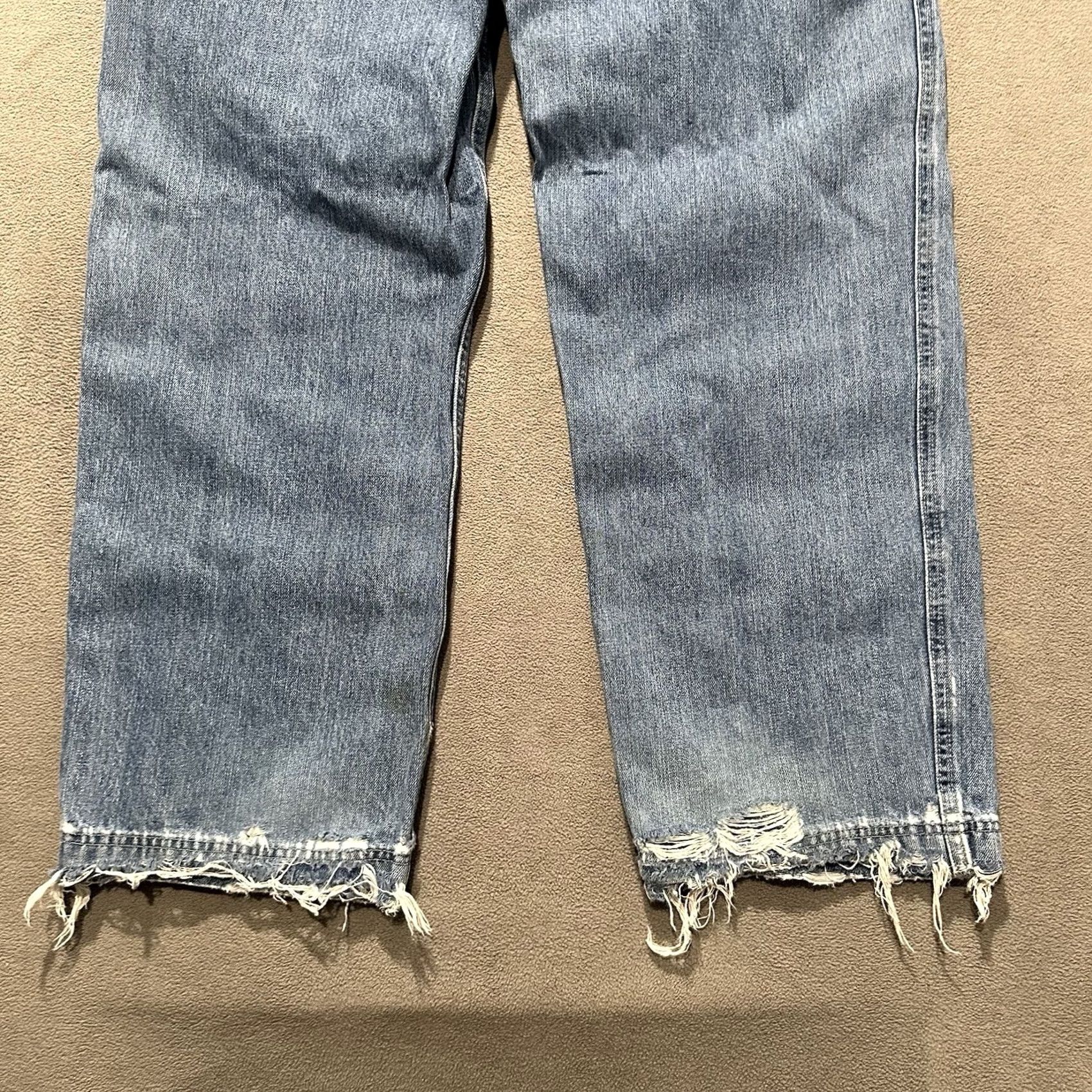 Vintage VINTAGE Urban Pipeline Jeans Mens 36x34 Blue Denim Carpenter Baggy Loose Grunge Y2K FAIR Size US 36 / EU 52 - 6 Thumbnail