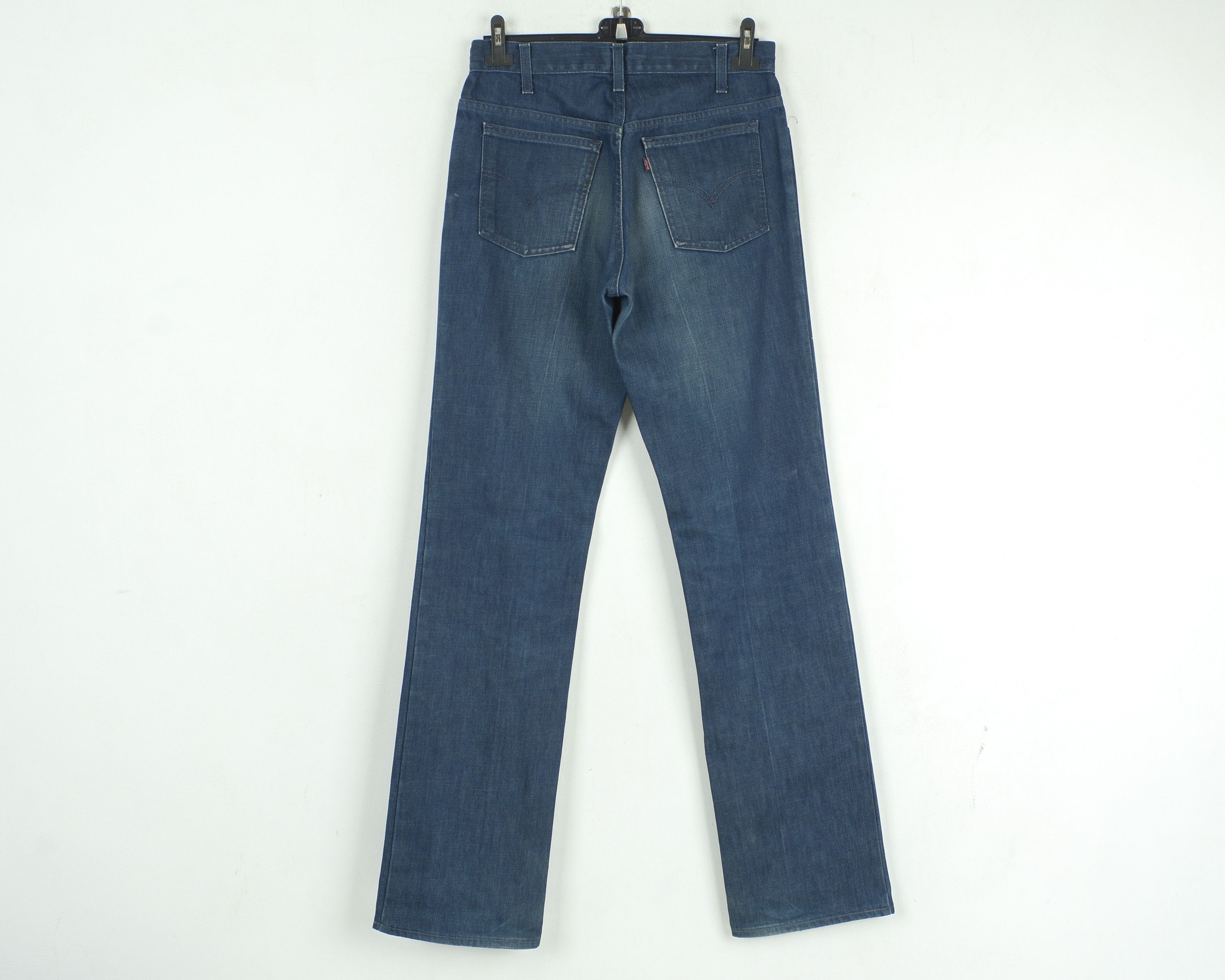 Levi's 566 Sta-Prest Center Creased Pants W32 L36 Straight Jeans UK Size US 32 / EU 48 - 4 Thumbnail
