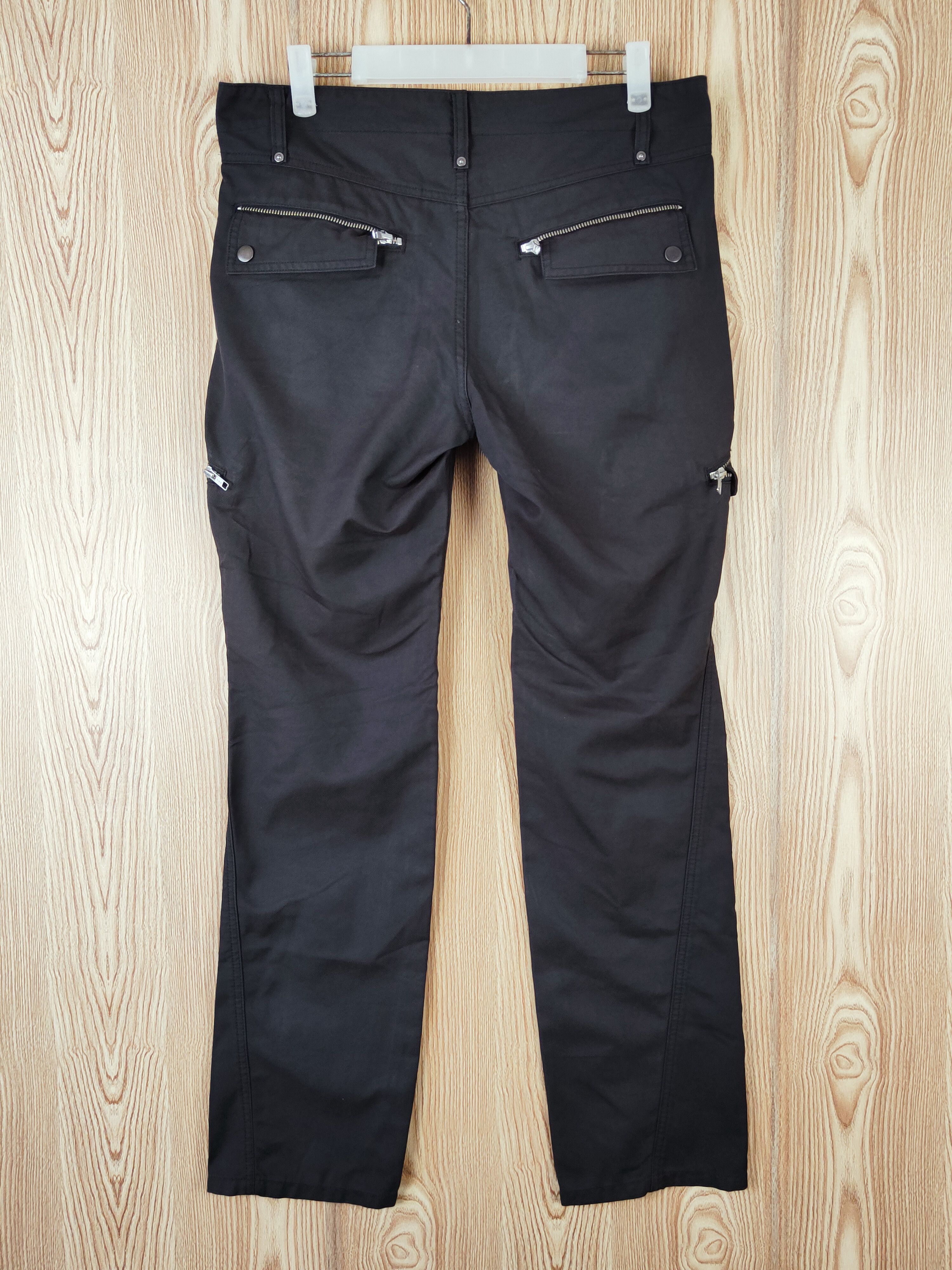 Japanese Brand Japanese Brand Black Multipocket Cargo Pants #W460 Size 31" - 7 Thumbnail
