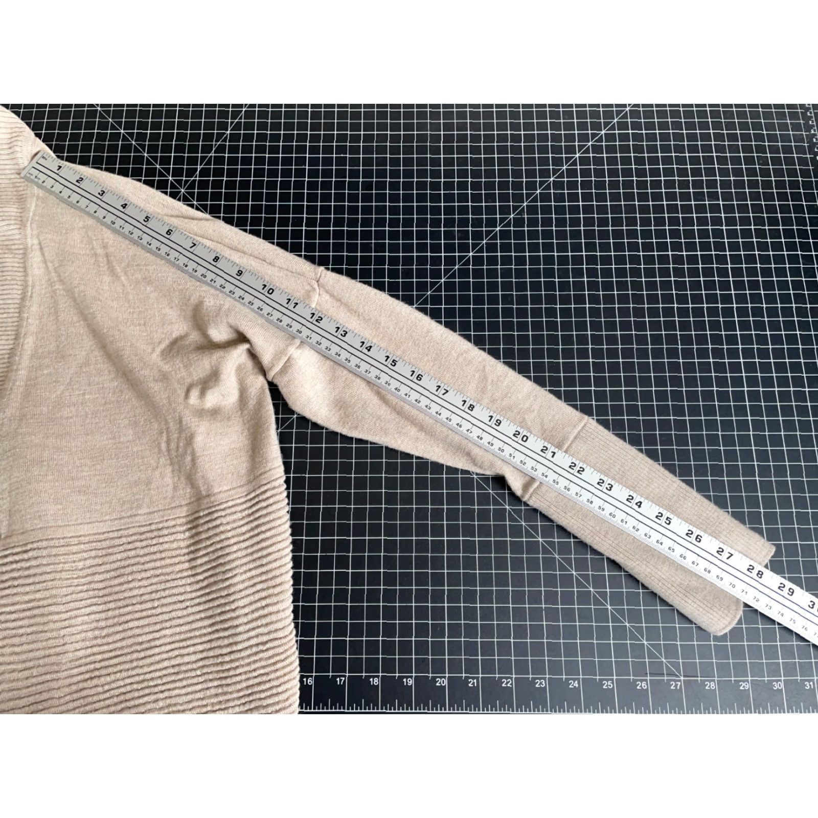Lululemon Lululemon Cardigan Sit In Lotus Open Front Beige Merino Wool 8 Women's Size M / US 6-8 / IT 42-44 - 7 Thumbnail