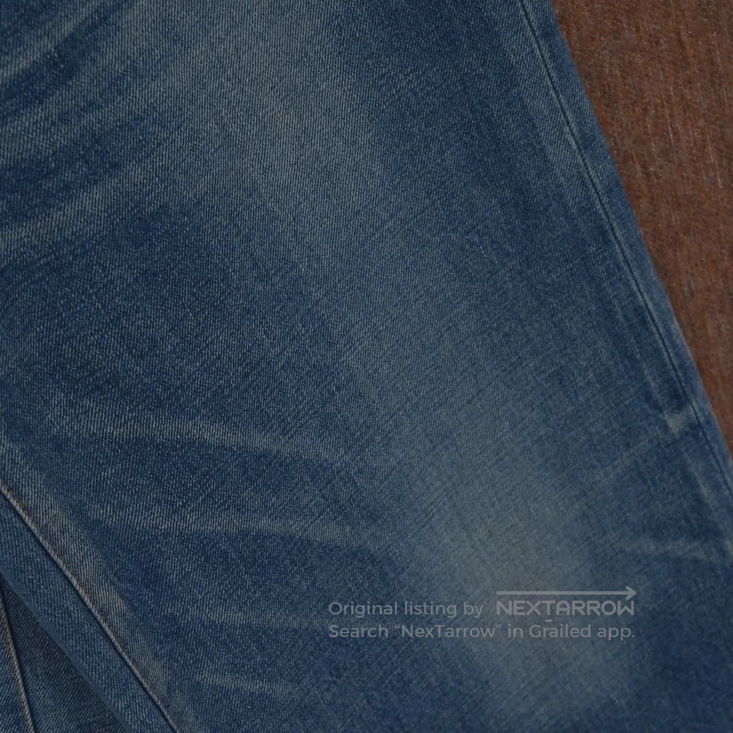 Celine CELINE Classic wide-leg washed denim jeans Size US 31 - 6 Thumbnail