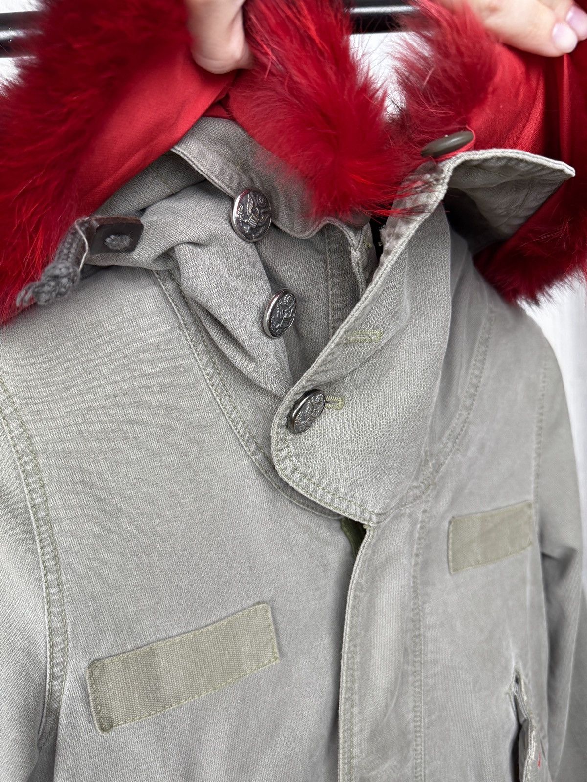 Other History Repeats by Femme Michele R. khaki lined jacket sz 42 Size M / US 6-8 / IT 42-44 - 11 Thumbnail