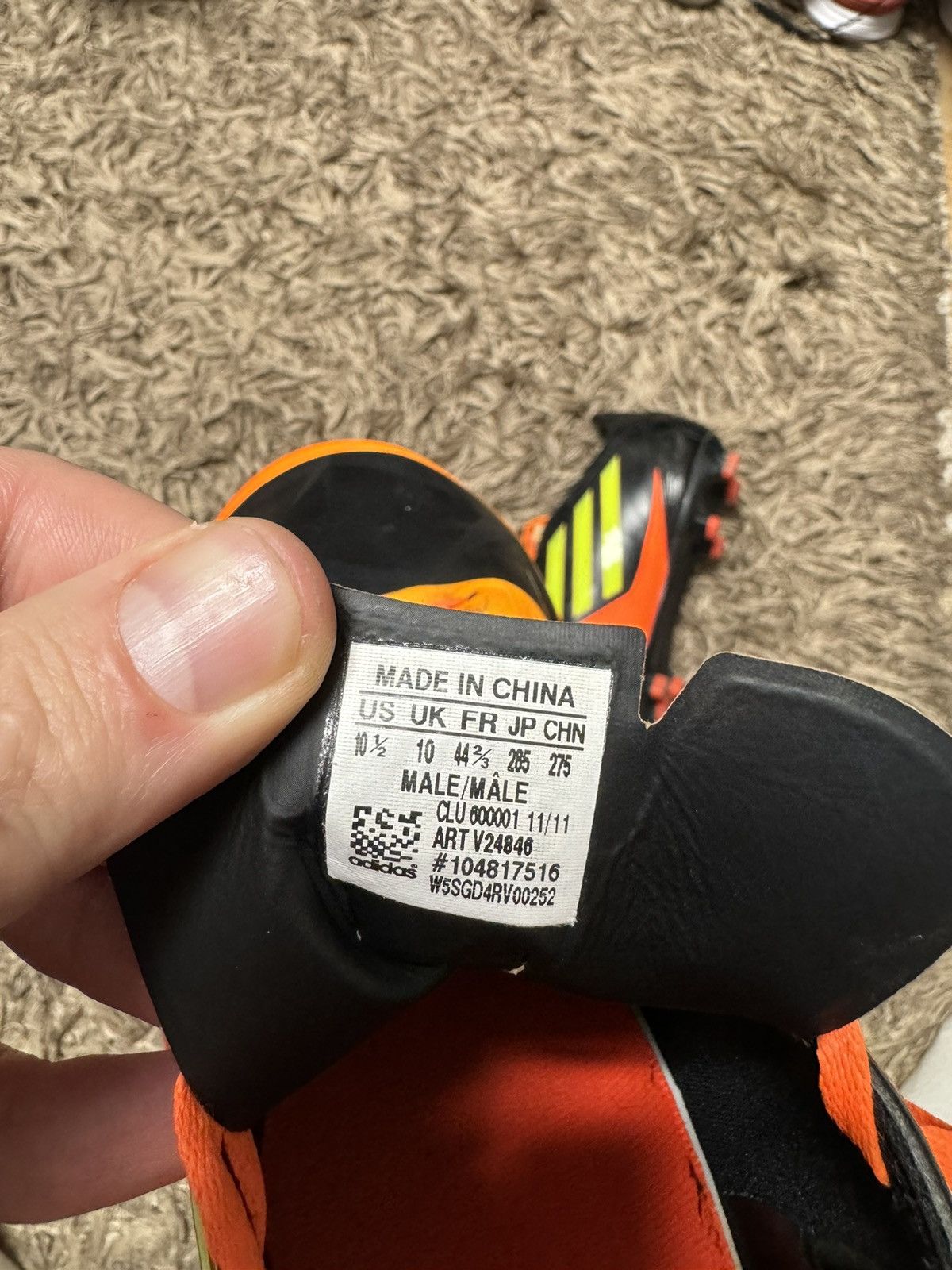 Adidas Adidas adizero trx F30 soccer boots sneakers 10.5US Size US 10.5 / EU 43-44 - 9 Thumbnail