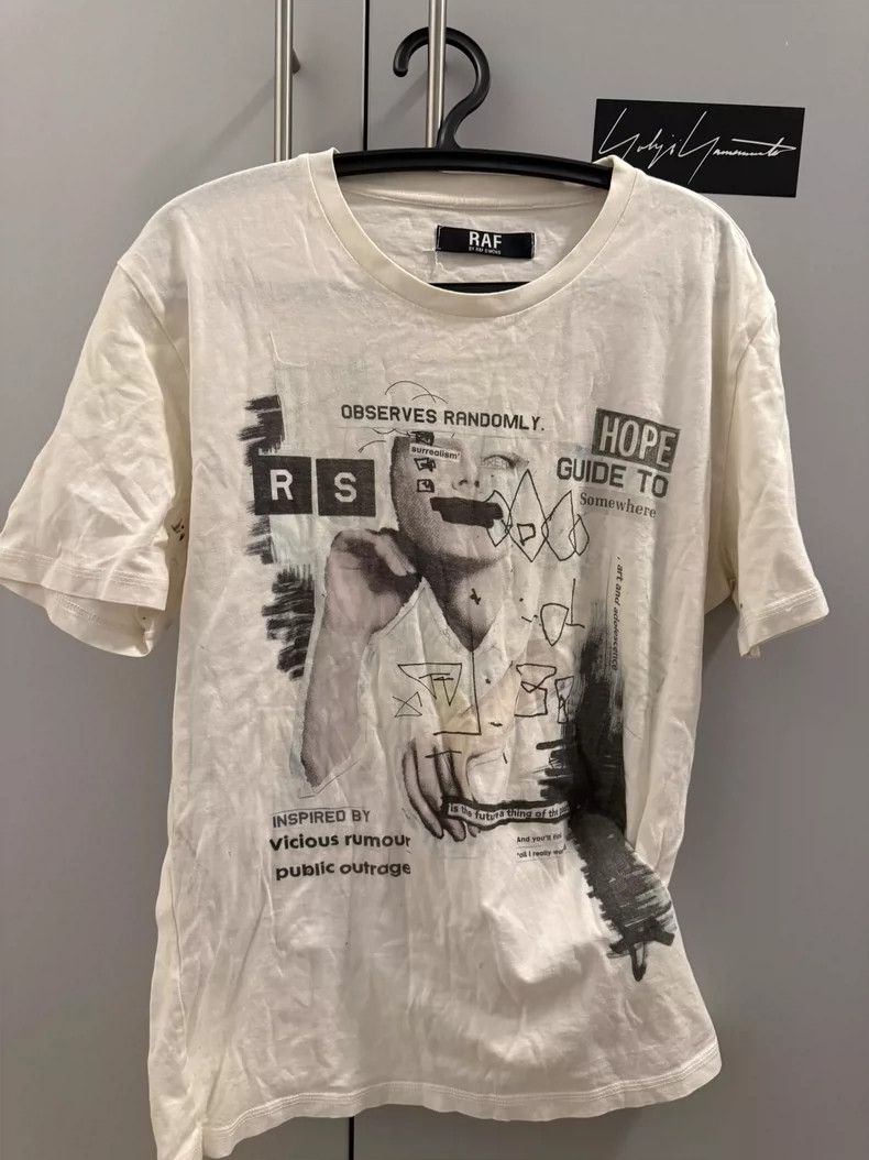 Raf Simons Raf Simons Observes Randomly Punk Print Tee-yf Size US M / EU 48-50 / 2 - 1 Thumbnail