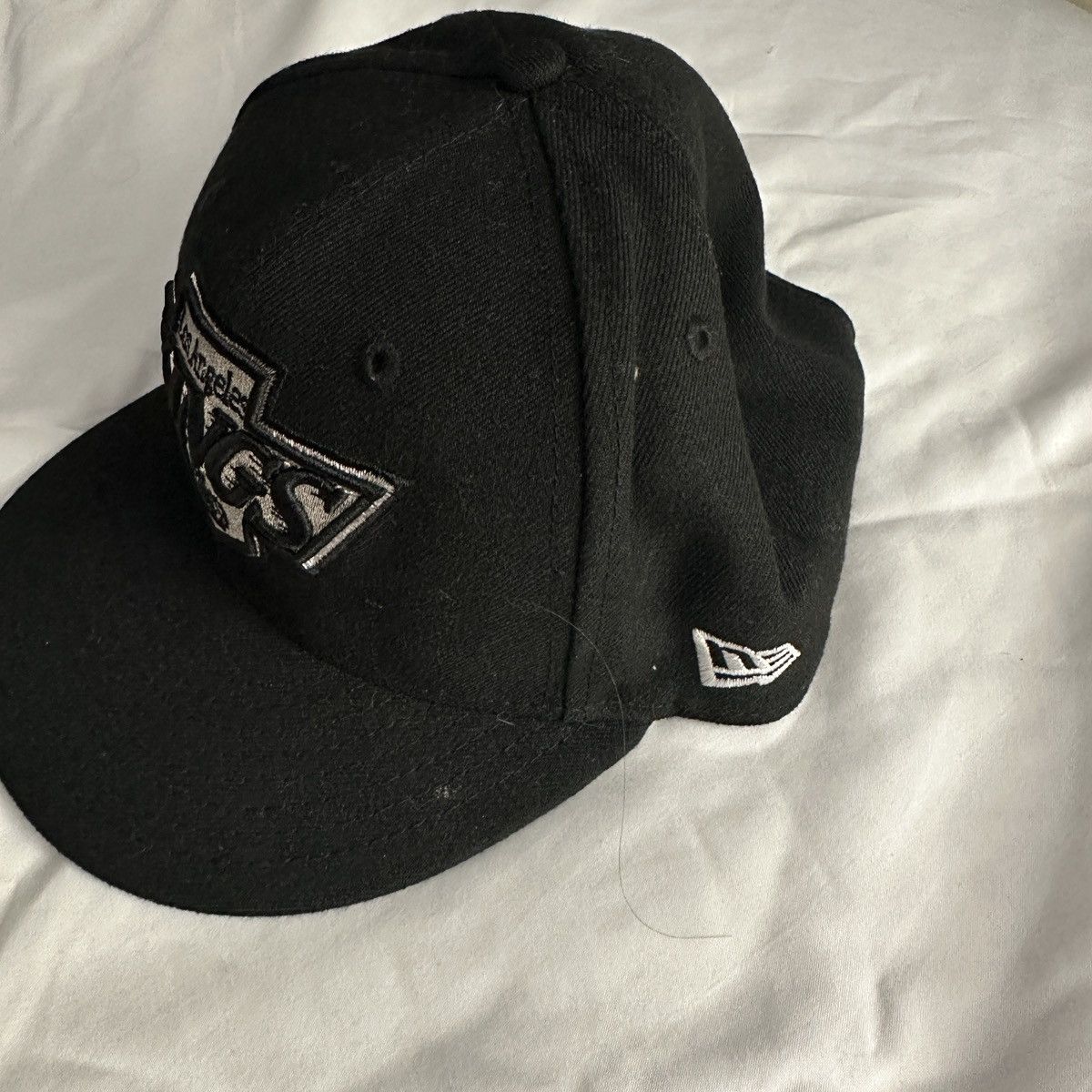 NHL Los Angeles Kings New Era Team 59FIFTY SnapBack Hat Black LA Size ONE SIZE - 5 Thumbnail