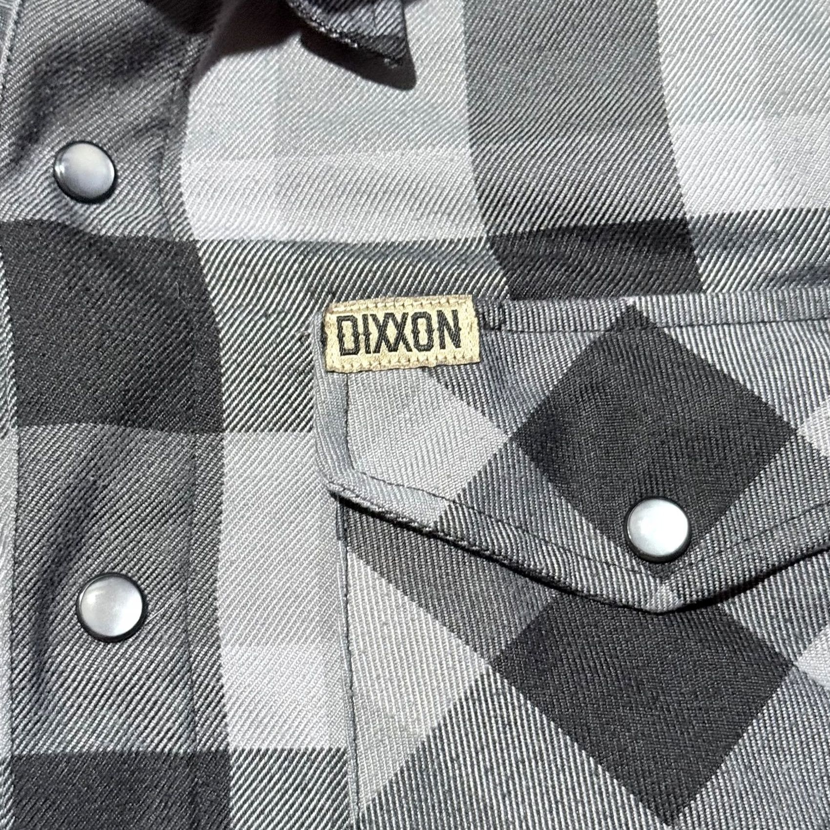 Vintage Dixxon Flannel Co. 1911 Shirt Men Gray Black Plaid Pearl Snap Long Sleeve XS Size US XS / EU 42 / 0 - 5 Thumbnail