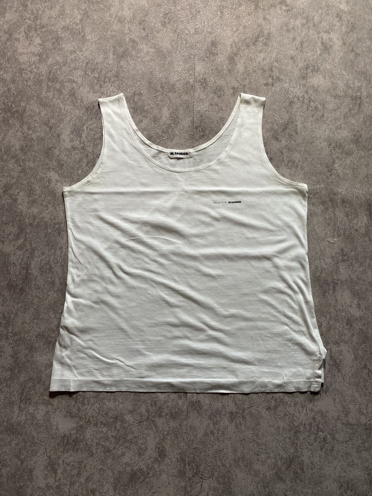 Jil Sander Jil Sander Tricot Pure Logo Tank Top Size US S / EU 44-46 / 1 - 2 Thumbnail