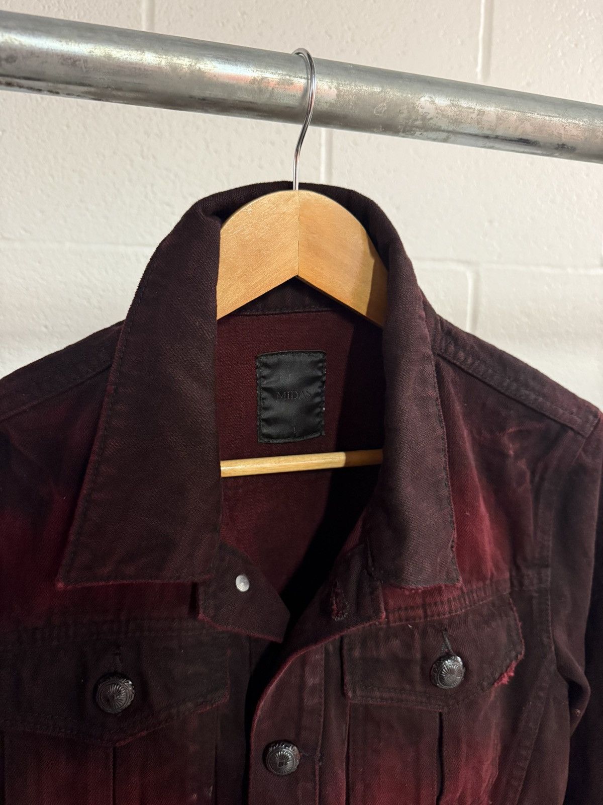 Other midas blood red denim jacket Size US S / EU 44-46 / 1 - 2 Thumbnail