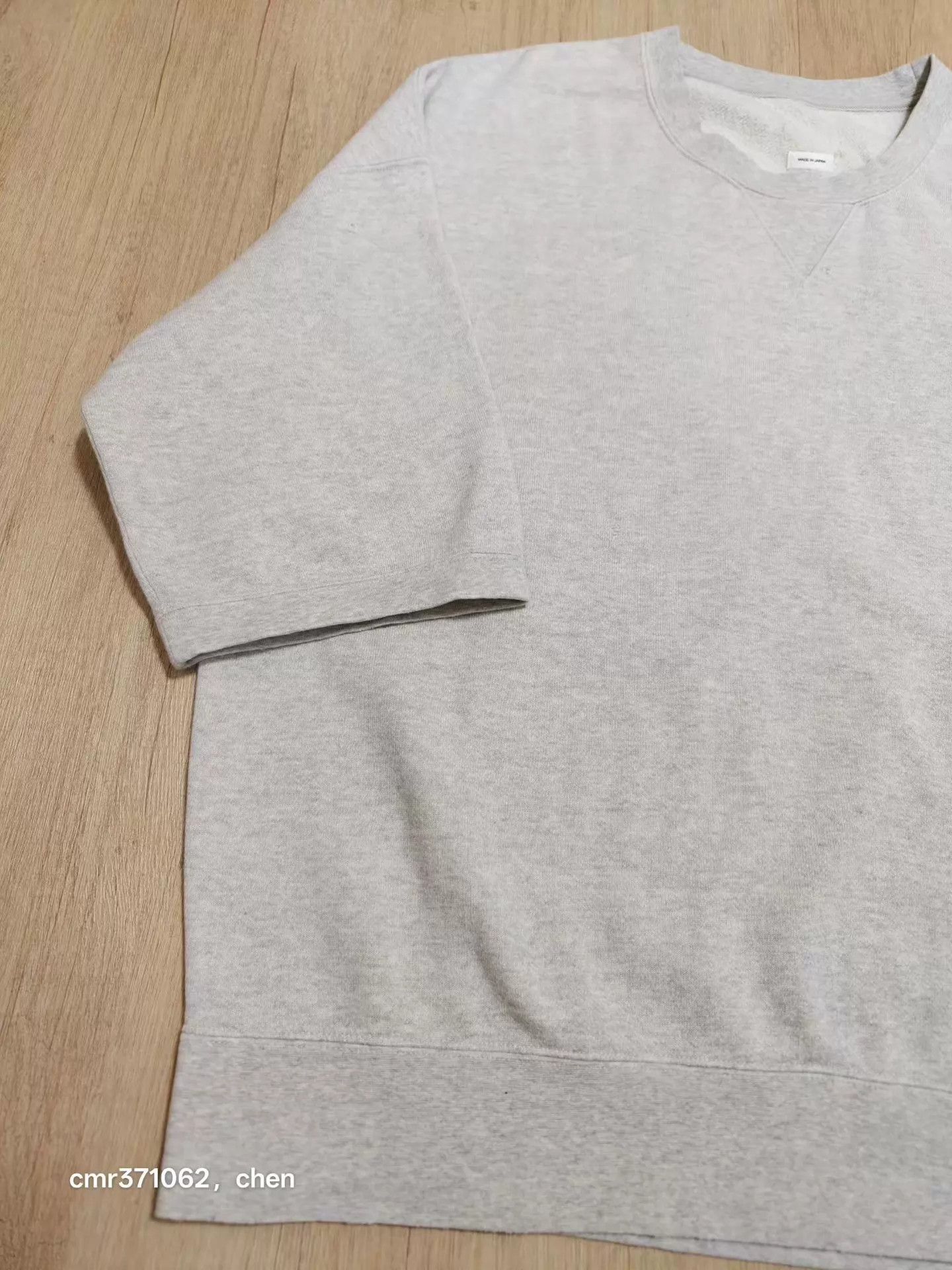 Visvim VISVIM 22SS AMPLUS SWEAT CRASH 7/8Sleeve Grey1 3 Size US L / EU 52-54 / 3 - 4 Thumbnail