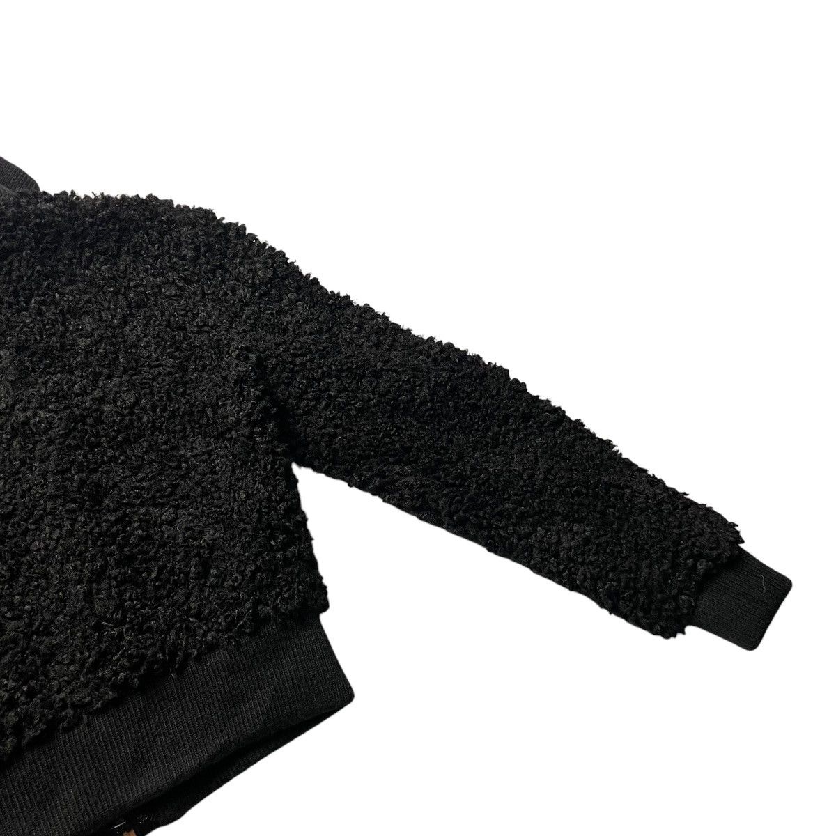 Diesel DIESEL FLEECE + LEATHER FULL ZIP BOMBER JACKET Size US S / EU 44-46 / 1 - 9 Thumbnail