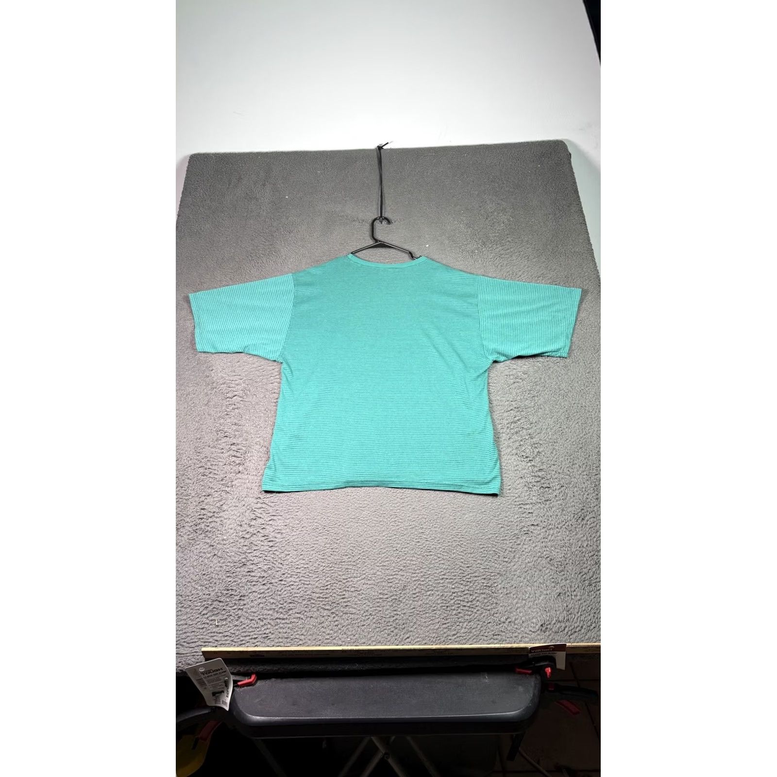 Russell Athletic VINTAGE Russell Athletic Shirt Mens Large Striped Baseball Tee USA 90s Green Size US L / EU 52-54 / 3 - 6 Thumbnail