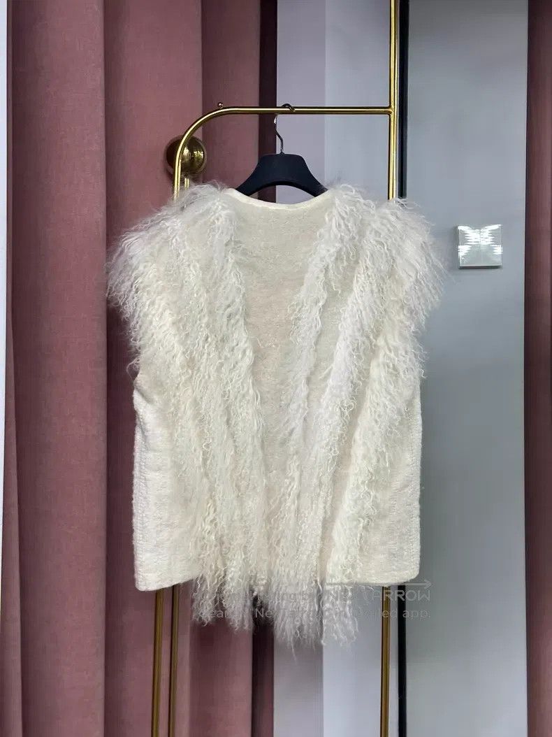Helmut Lang Furry Vest Jacket