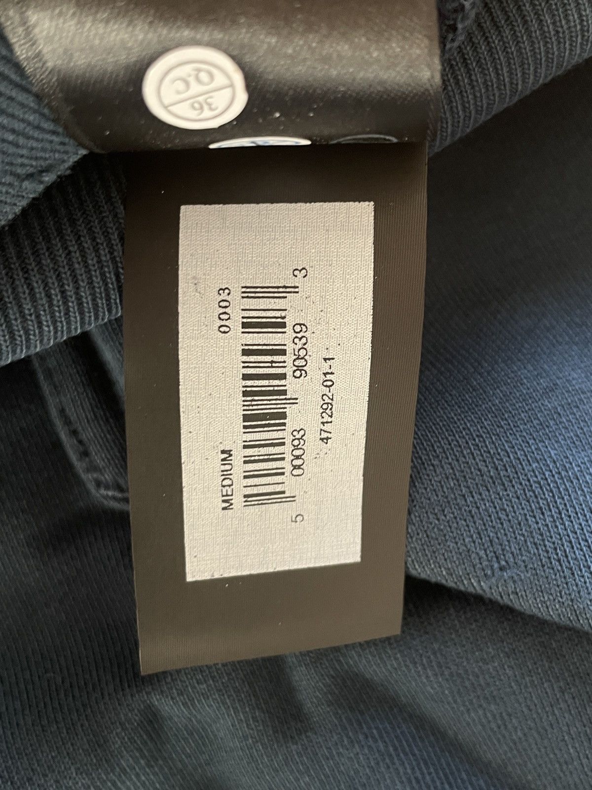 Balenciaga × Gap × Kanye West Yeezy Gap Balenciaga High Neck Distressed Mockneck Sweater Size US M / EU 48-50 / 2 - 7 Thumbnail