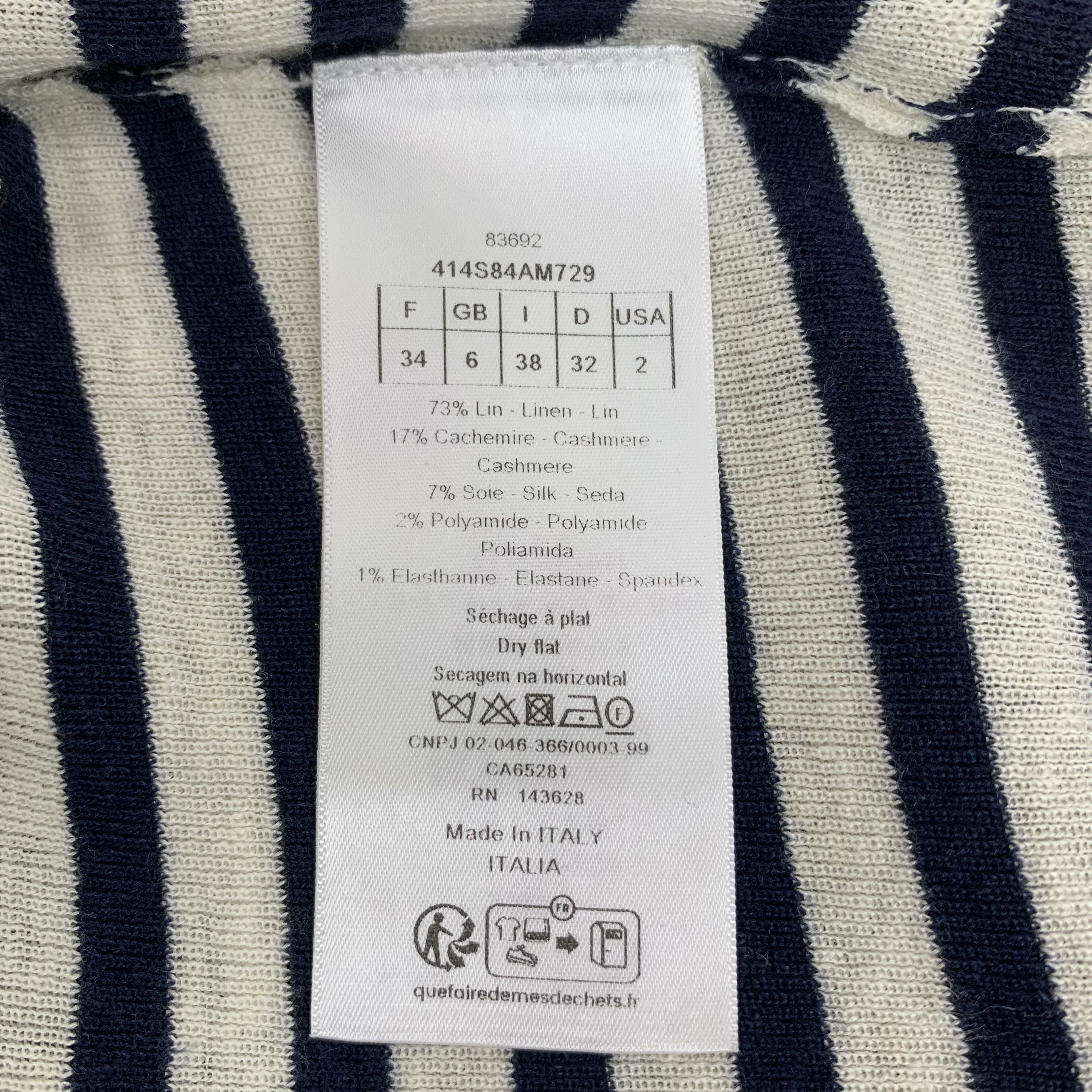 Dior Christian Dior Knitwear Colorblock Sweater (Size 34/XXS) Size XXS / US 00 / IT 34 - 4 Thumbnail