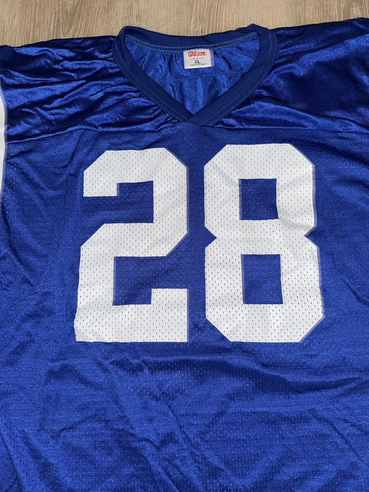 NFL × Vintage × Wilson Vintage Marshall Faulk Indianapolis Colts Wilson Jersey Size US XL / EU 56 / 4 - 3 Thumbnail