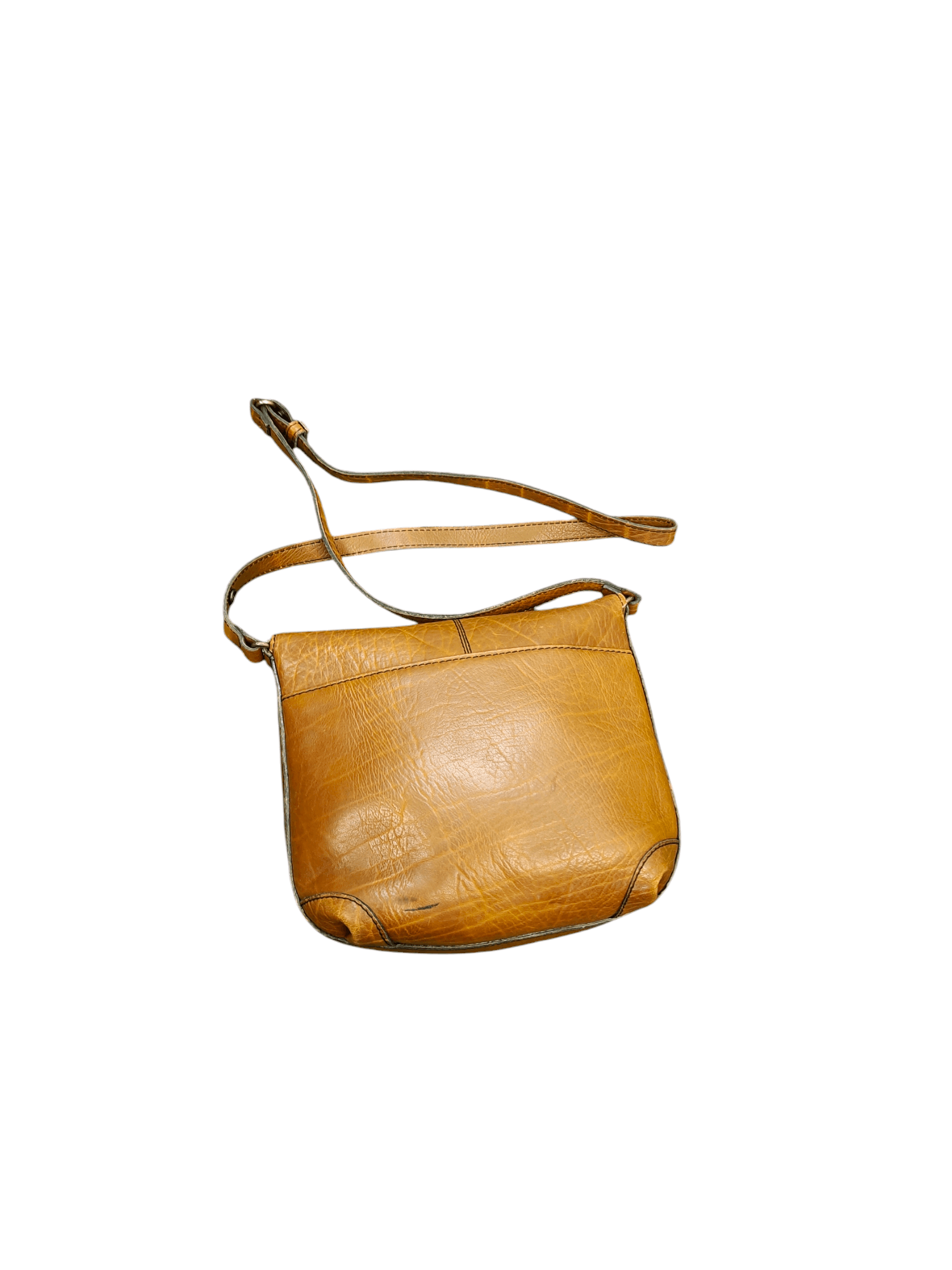 Vintage 70s Caracciola W.Germany Patina Leather Sling Bag