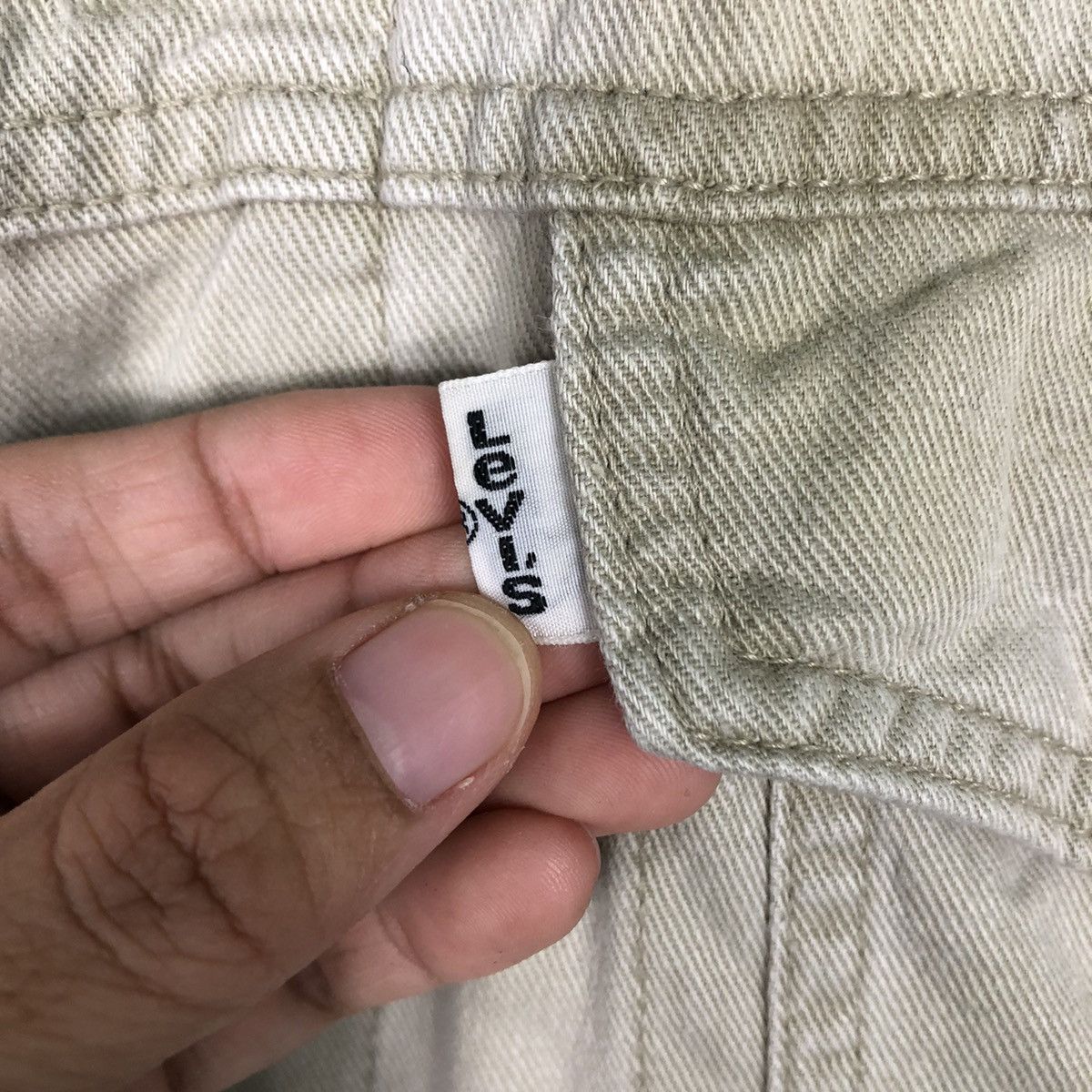 Levi's 📌Vintage Cropped Trucker Denim Biker Jacket Levi's Size US M / EU 48-50 / 2 - 18 Thumbnail