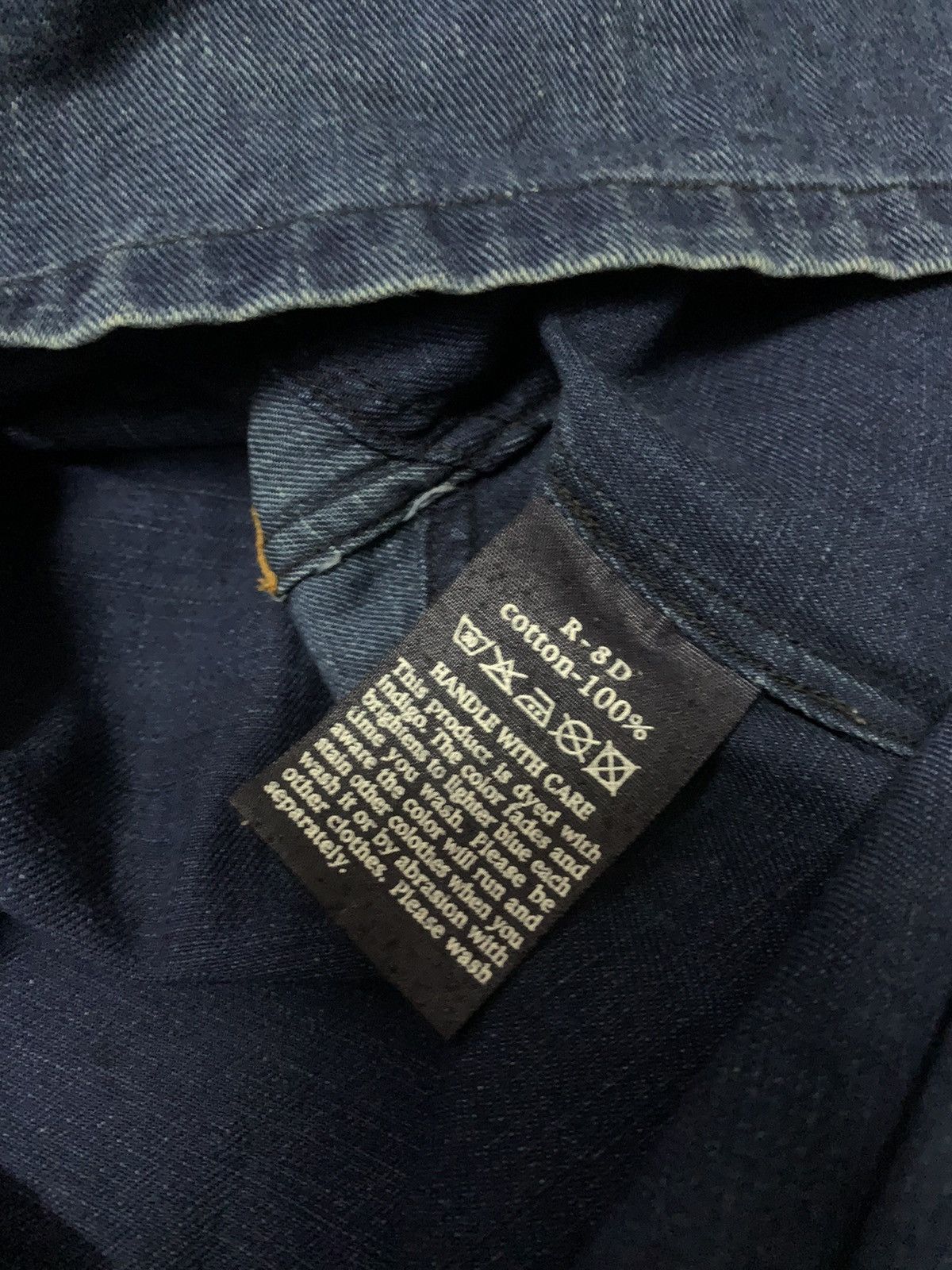 45rpm × Indigo 💥Vtg 45rpm Indigo Blue Dress Shirt Size M / US 6-8 / IT 42-44 - 10 Thumbnail