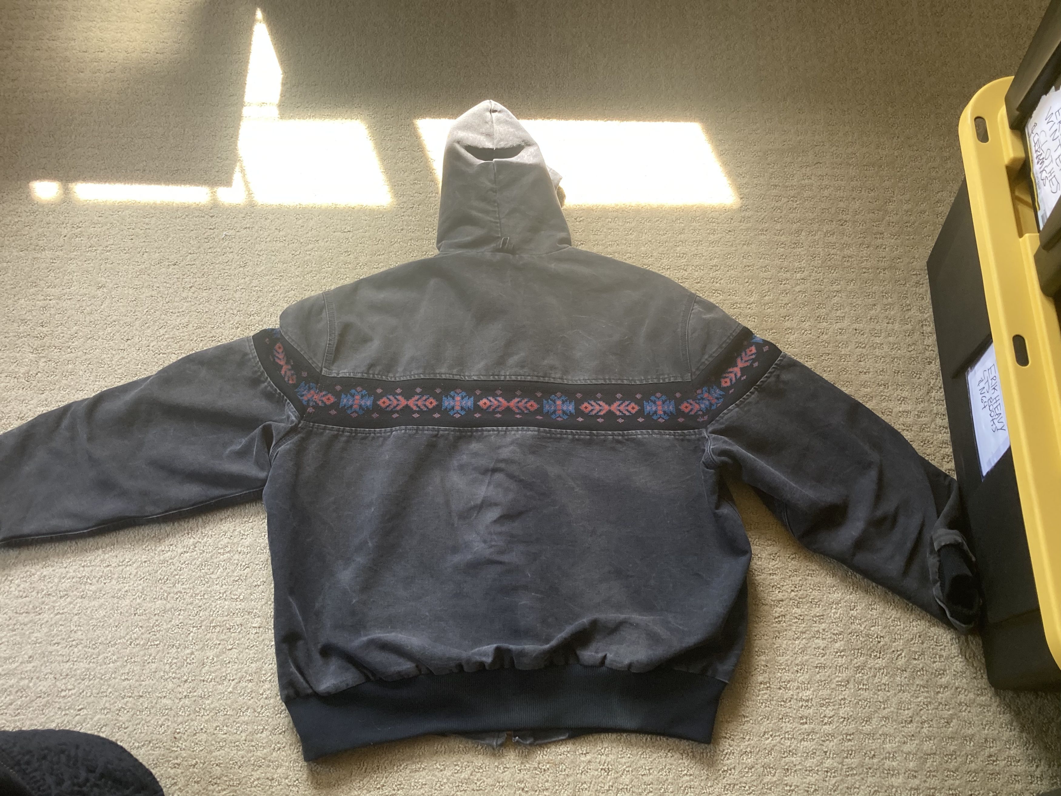 Carhartt Vintage Rare 90's Navajo/Aztec Carhartt Jacket JR0005 XL Size US XL / EU 56 / 4 - 2 Thumbnail