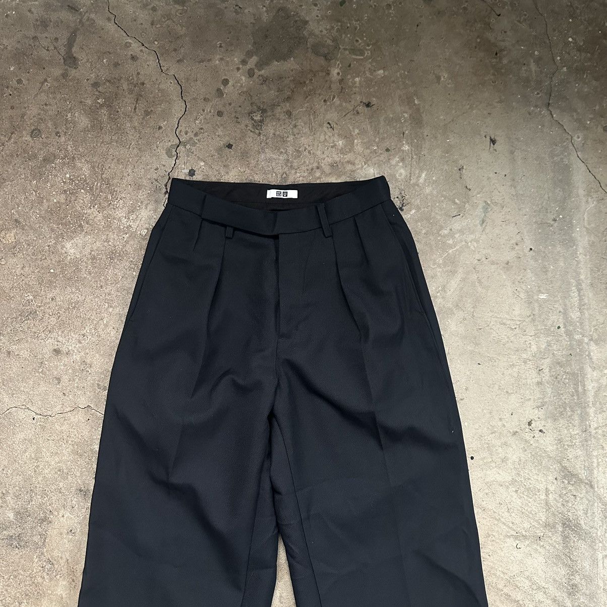 Christophe Lemaire × Uniqlo Uniqlo U Wide-leg 5-pocket trousers Size 25" / US 0 / IT 36 - 3 Thumbnail