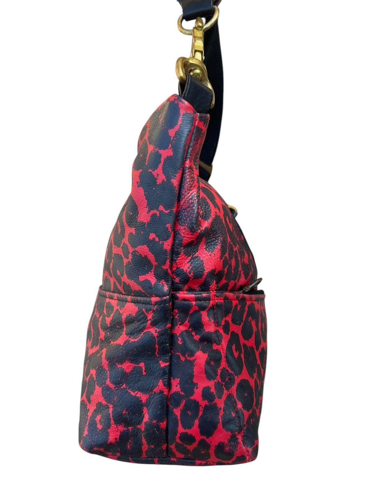 Jas MB Jas - M.B. London Patina Leather Camouflage 2 Way Bag Size ONE SIZE - 11 Thumbnail