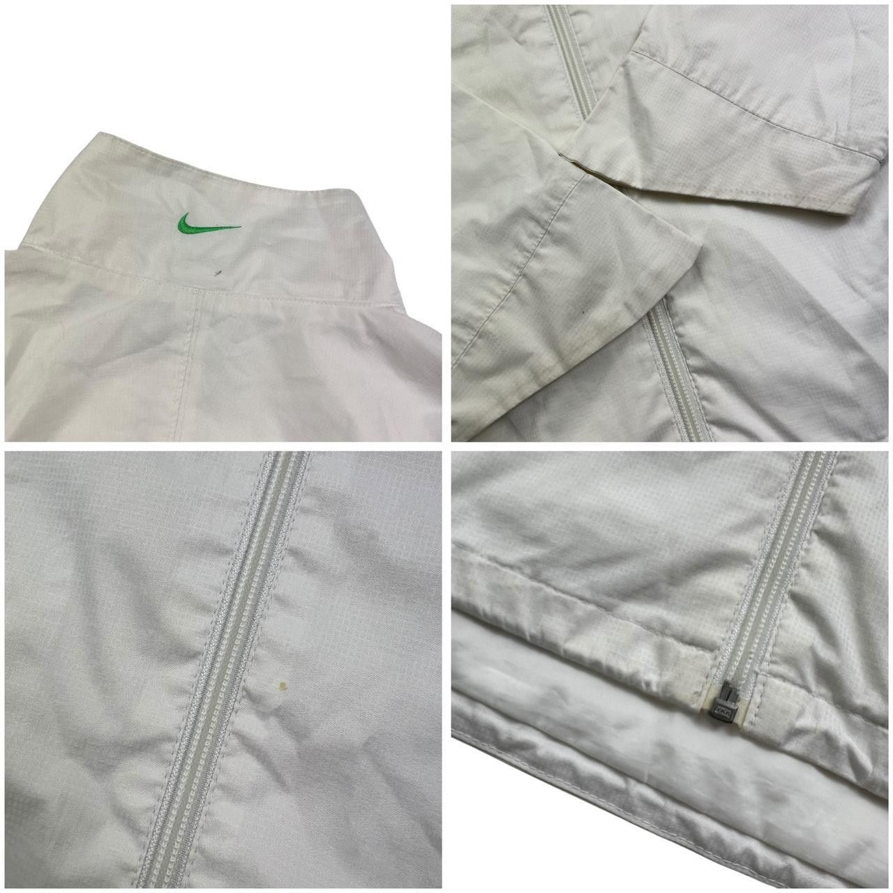 Nike Vintage 2000s Nike TN Track Jacket White & Green - Medium Size US M / EU 48-50 / 2 - 8 Thumbnail