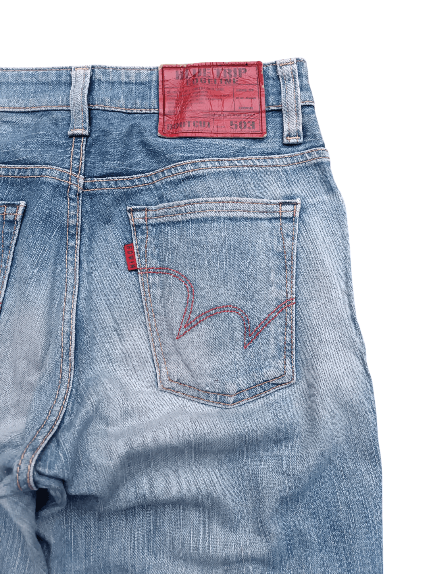 Edwin × Japanese Brand ARCHIVAL EDWIN 503 BOOT CUT REGULAR BLUE WASH DENIM Size US 30 / EU 46 - 14 Thumbnail