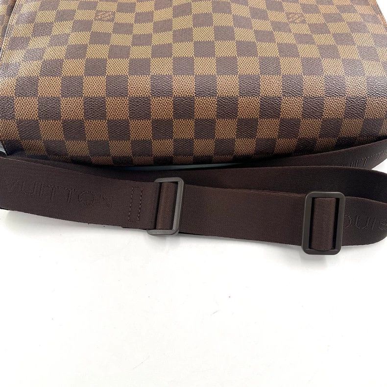 Louis Vuitton Louis Vuitton Brown Checkerboard Flip Cross Body Briefcase Size ONE SIZE - 3 Thumbnail