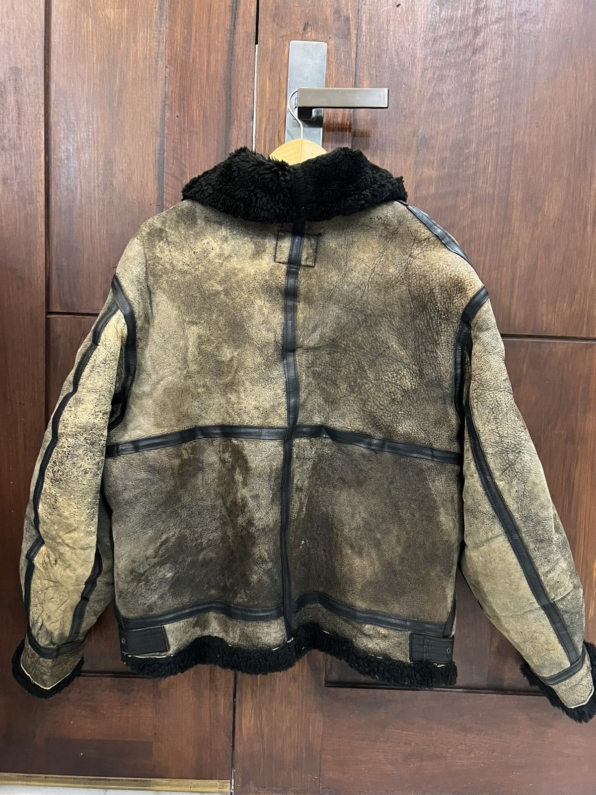 Vintage Avirex B3 Sheep Skin US Army Force Jacket