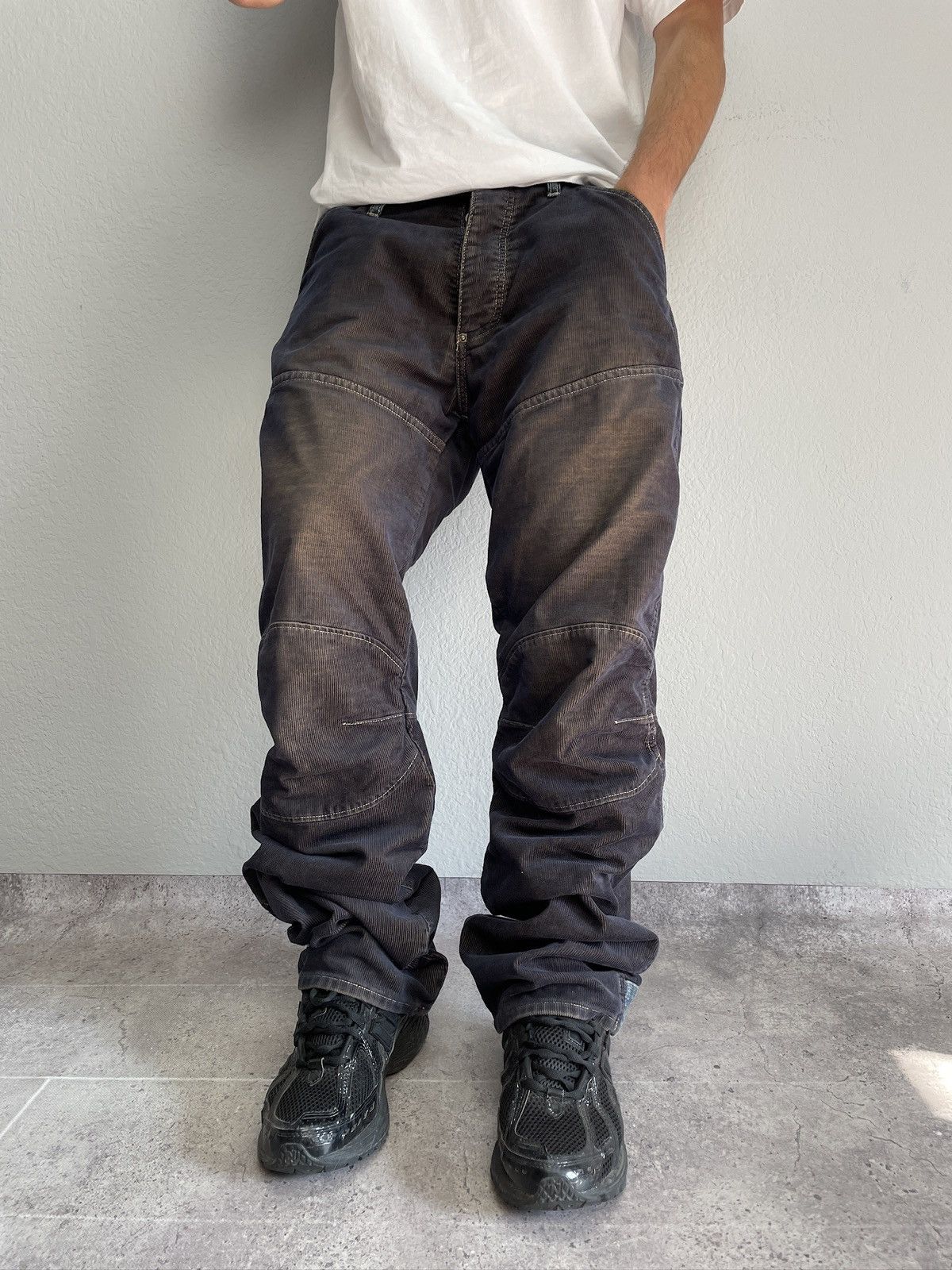G-Star Vintage Y2K G-Star Raw Velvet Denim Baggy Fit Pants Size US 33 - 10 Thumbnail