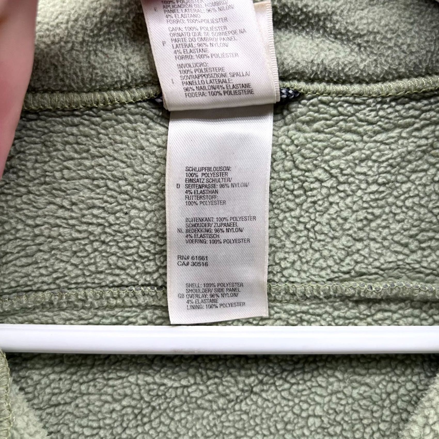The North Face VINTAGE The North Face Jacket Womens Large Green Fleece Denali Size L / US 10 / IT 46 - 3 Thumbnail