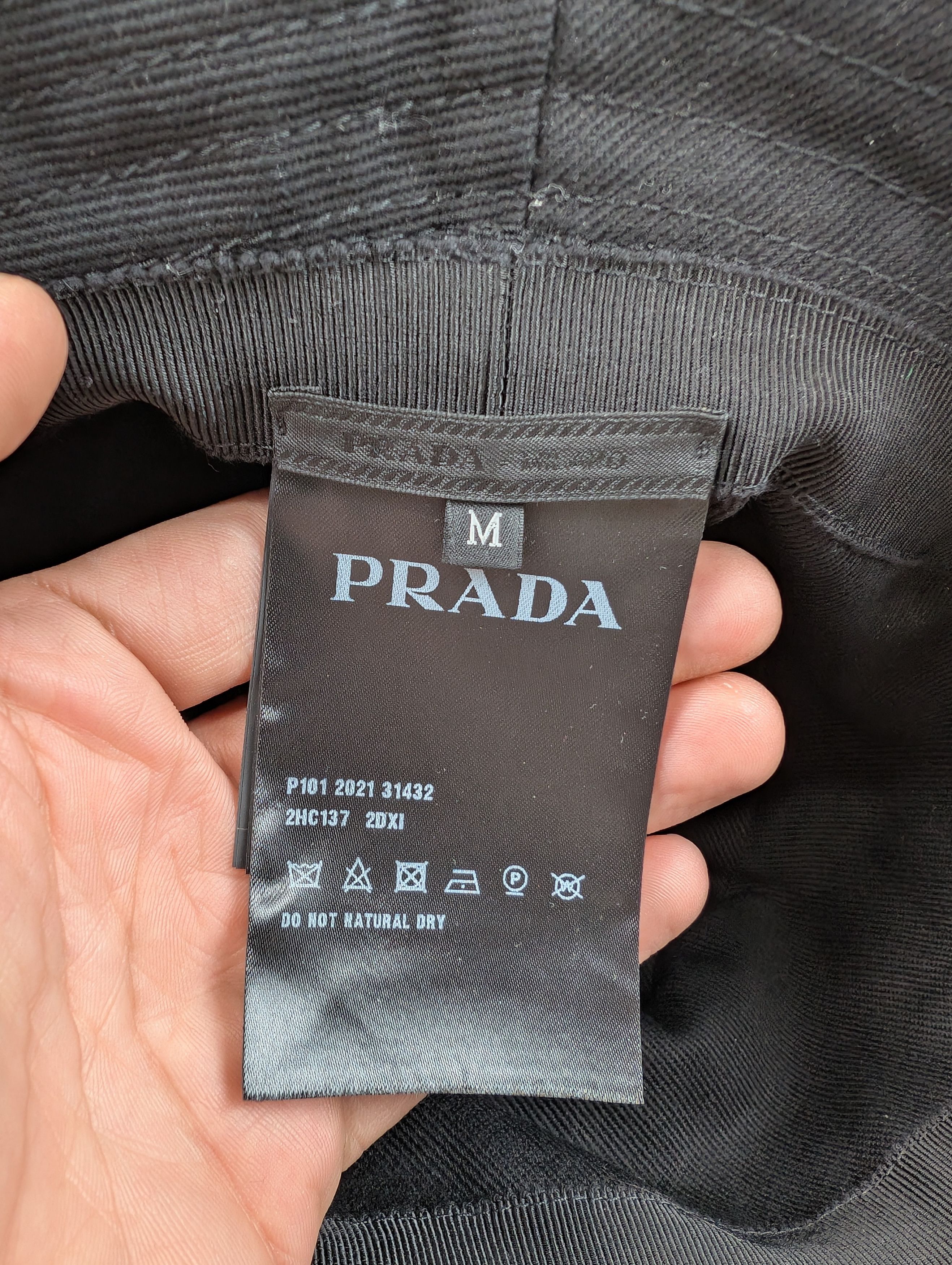 Prada o1rshd1 Size: M / Bucket Hat / Cap in Nero Size ONE SIZE - 10 Thumbnail