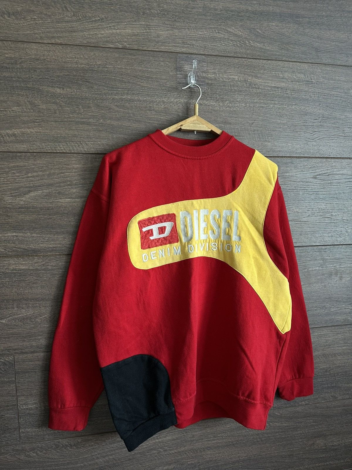 Diesel × Vintage Vintage Diesel Denim Division Embroidered Logo Sweatshirt Size US L / EU 52-54 / 3 - 2 Thumbnail