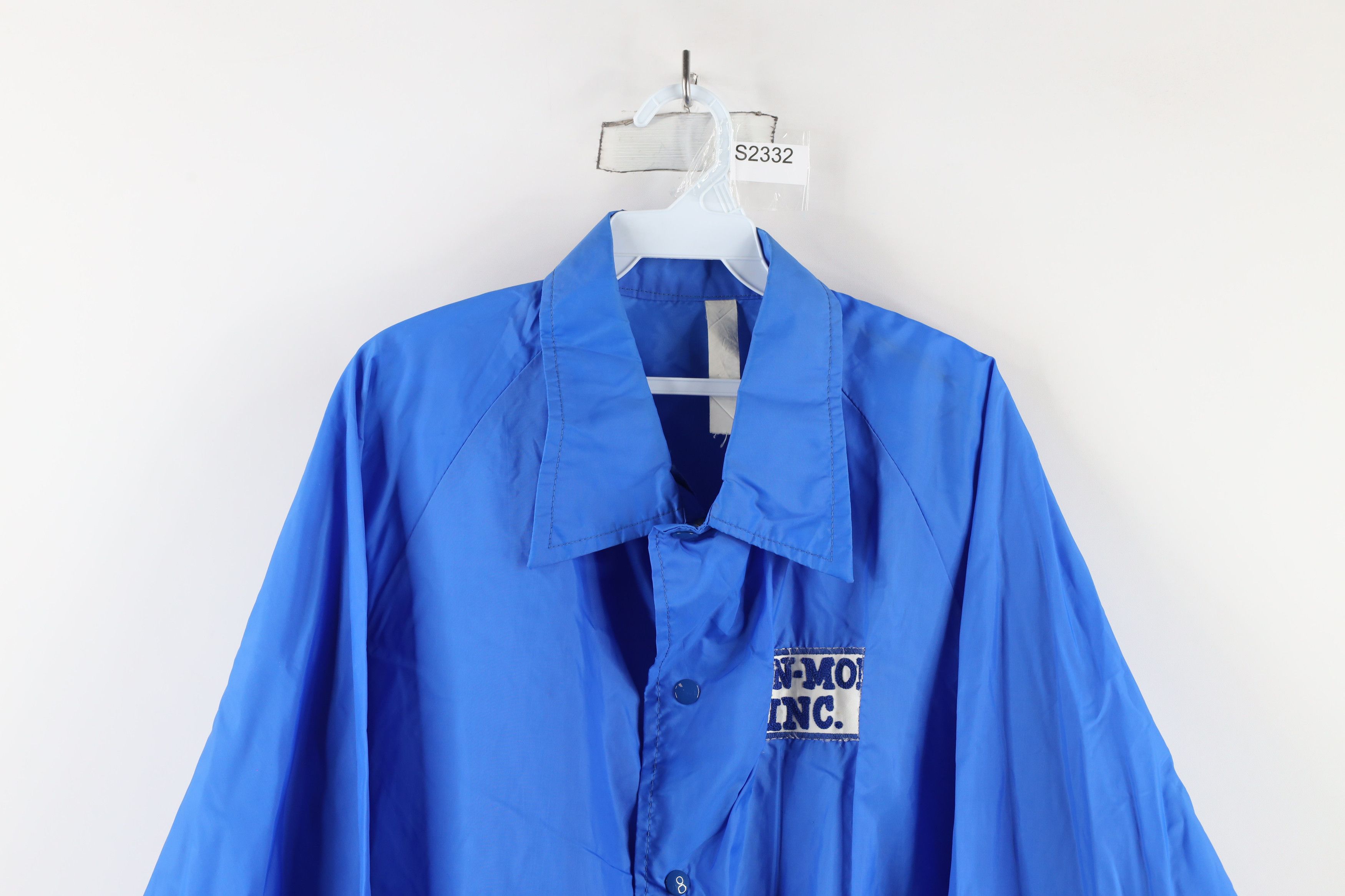 Vintage Vintage 70s Streetwear Stitch Lin Mor Inc Coaches Jacket USA Size US XXL / EU 58 / 5 - 2 Thumbnail