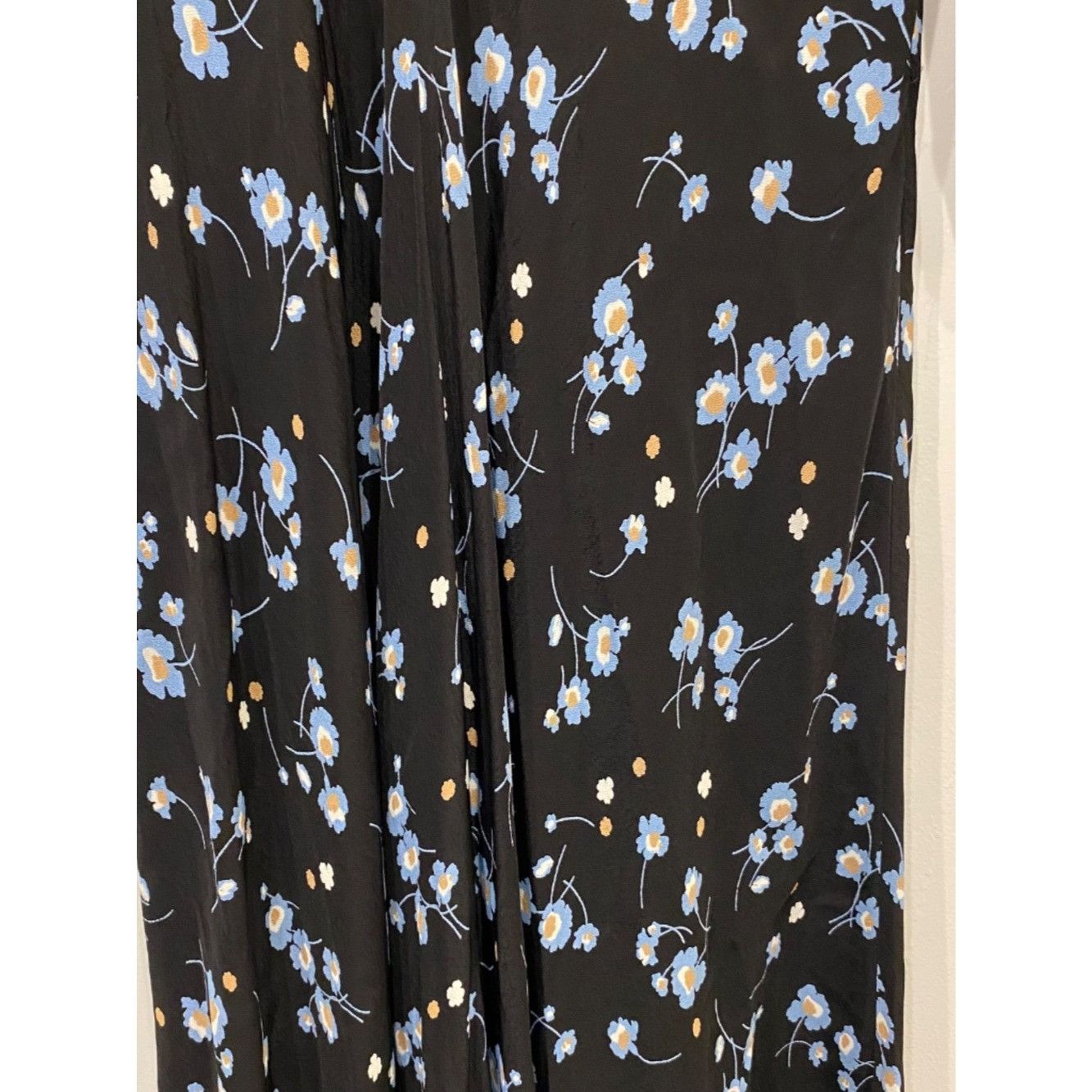 Other Ghost London Arley Viscose Black Floral V-Neck Maxi Dress Si Size XL / US 12-14 / IT 48-50 - 2 Thumbnail