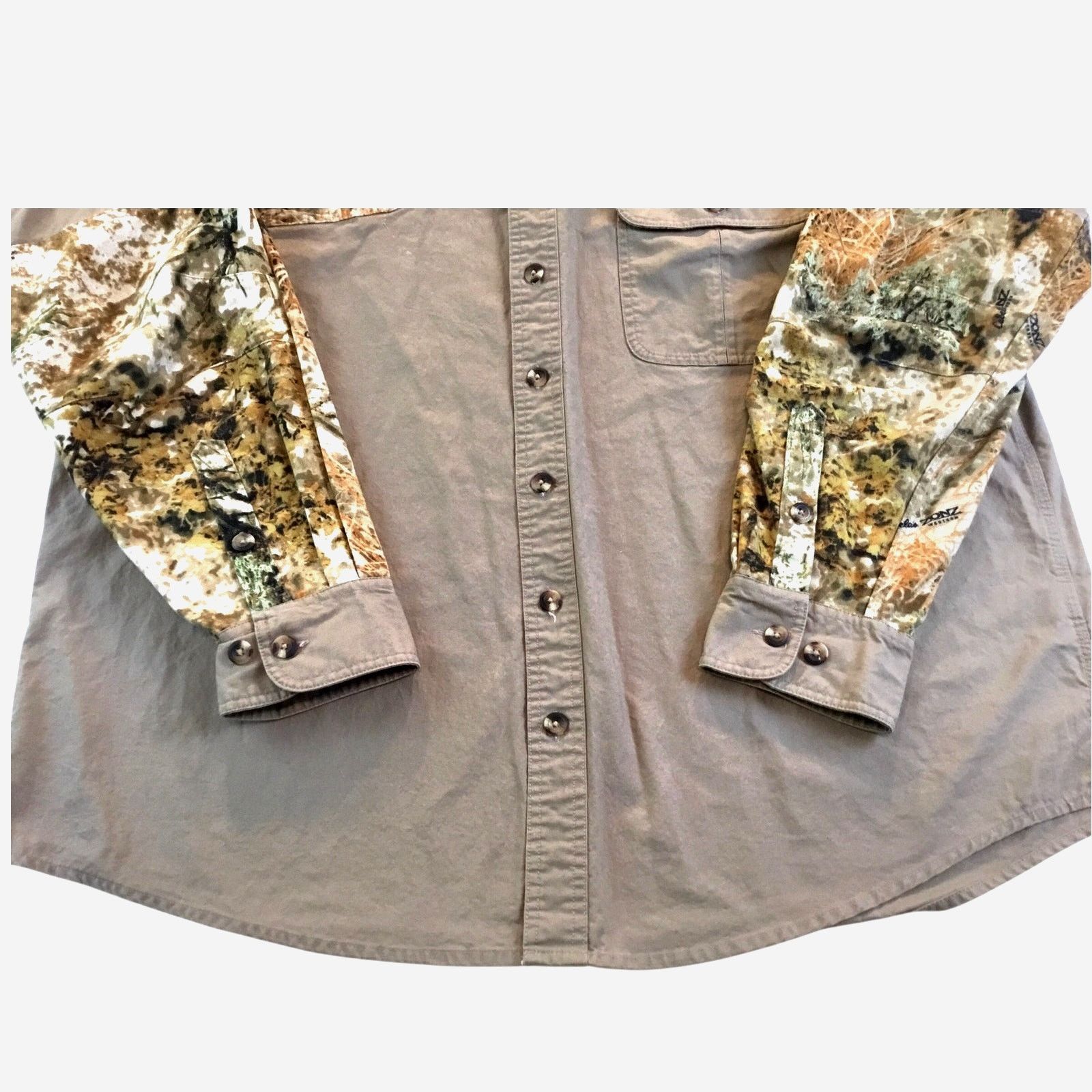Cabelas Cabela's Seclusion Shooting/Hunting Shirt Tan Camo Size 2XL Size US XXL / EU 58 / 5 - 6 Thumbnail