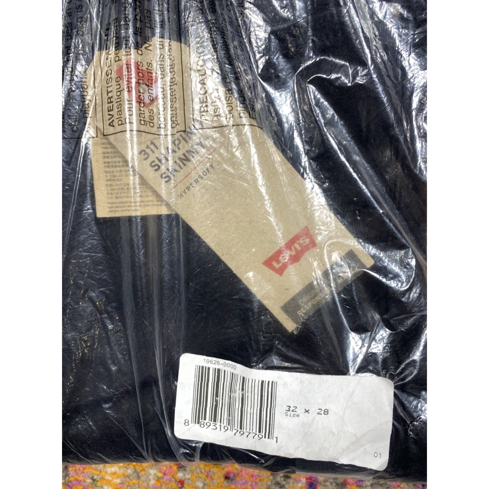 Levi's Levi's Women's 311 Shaping Skinny Jeans Black 14 Short 32x28 Regular Size 14 Short Shaping Jeans Womens Size 24" / US 00 / IT 34 - 3 Thumbnail