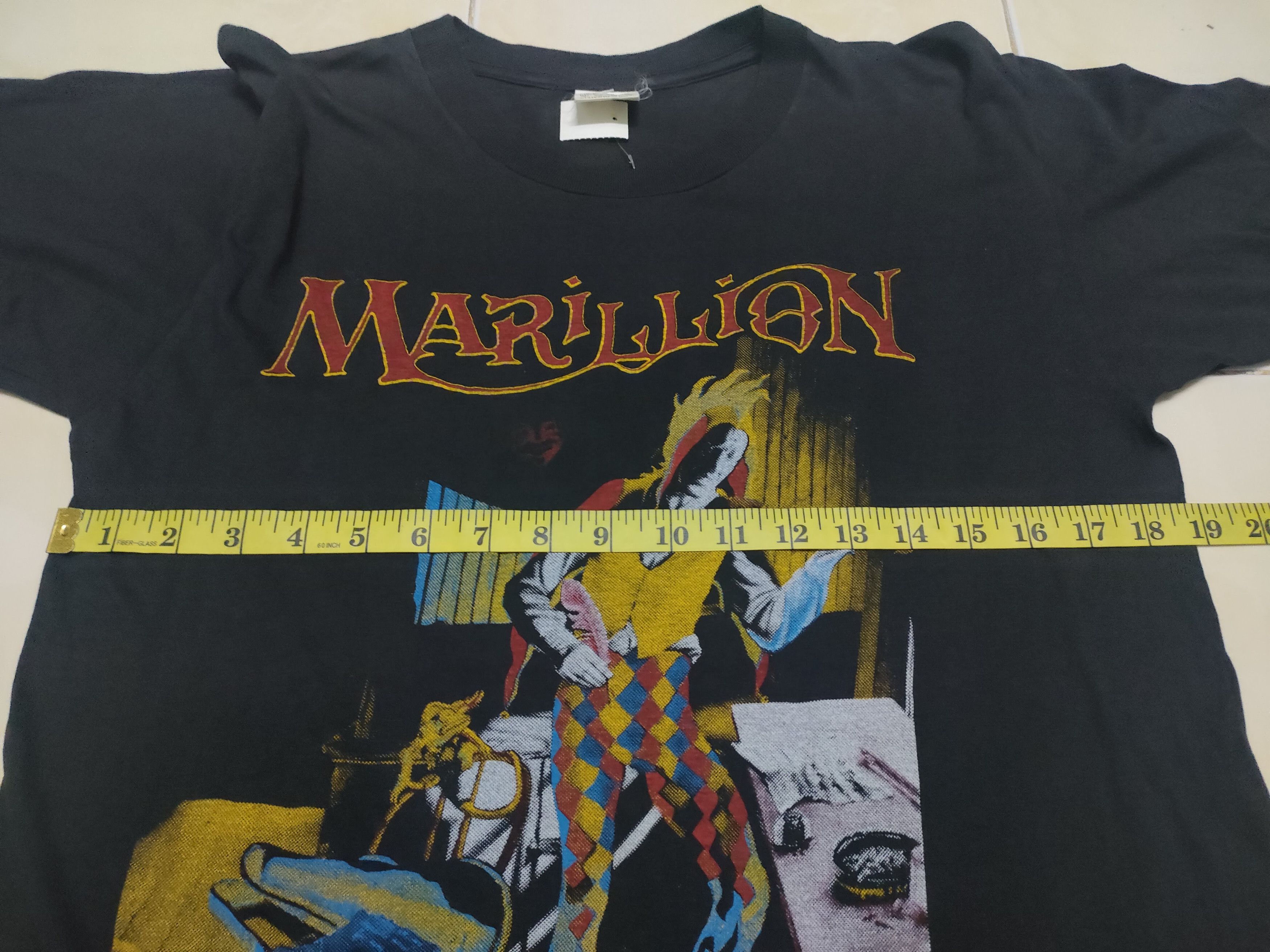 Vintage Vintage Rare Band Marillion Music Tour Rock Tee Size US L / EU 52-54 / 3 - 6 Thumbnail