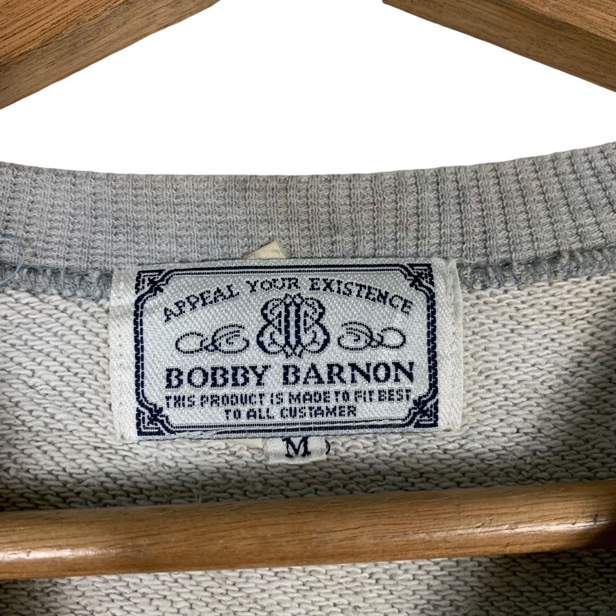 Japanese Brand BOBBY BARNON Golf Club Big Logo Sweatshirt #1317-C59 Size US M / EU 48-50 / 2 - 9 Thumbnail
