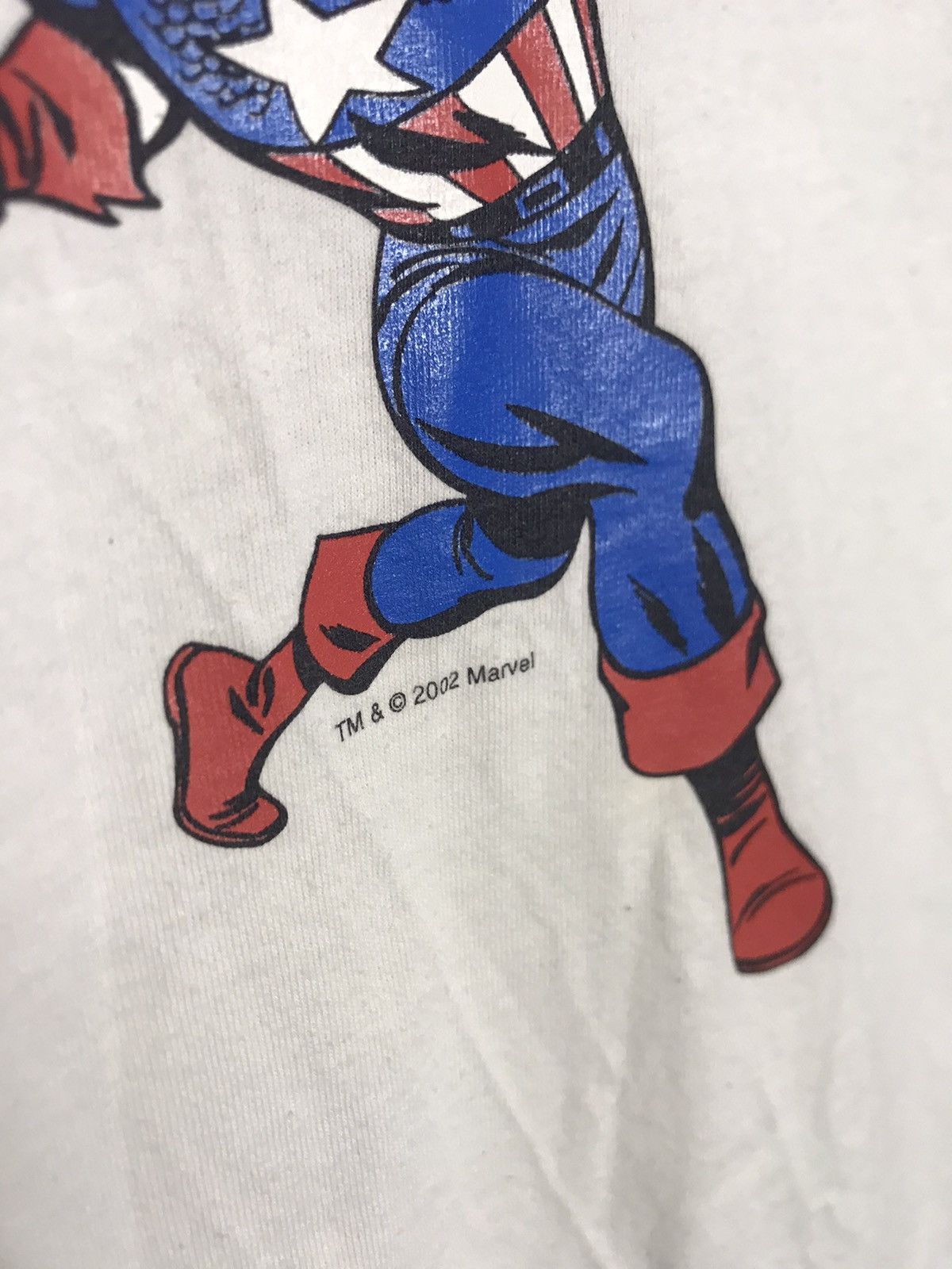 Marvel Comics Vintage 2002 Marvel Captain America t-shirt Size US S / EU 44-46 / 1 - 4 Thumbnail