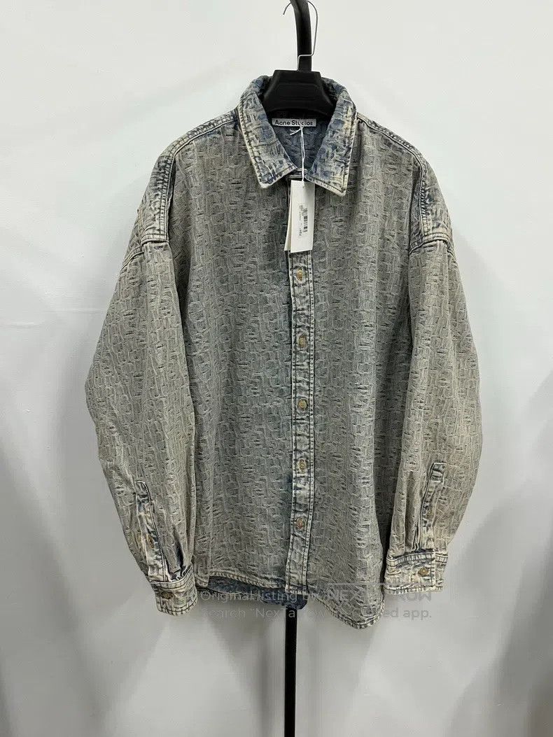 Acne Studios Acne Studios Jacquard-Patterned Loose-Fit Single-Breasted Size US M / EU 48-50 / 2 - 1 Thumbnail